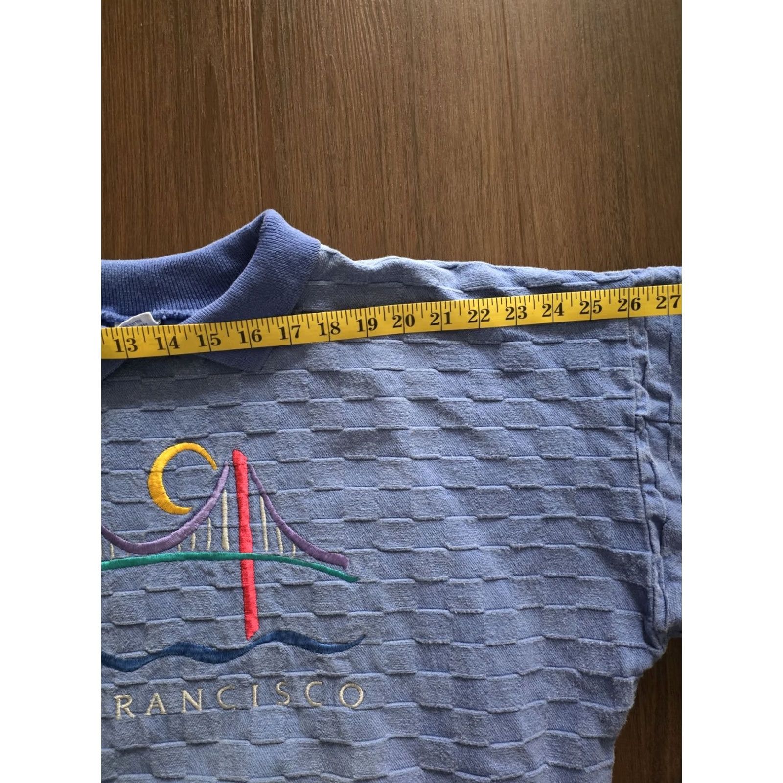 Vintage VINTAGE 80s 90s Blue Oversized San Francisco Sweatshirt Medium California Crazy Shirt Shirt Adult M Blue San Francisco 80s 90s Mens Womens Boys Girls Size US M / EU 48-50 / 2 - 5 Thumbnail