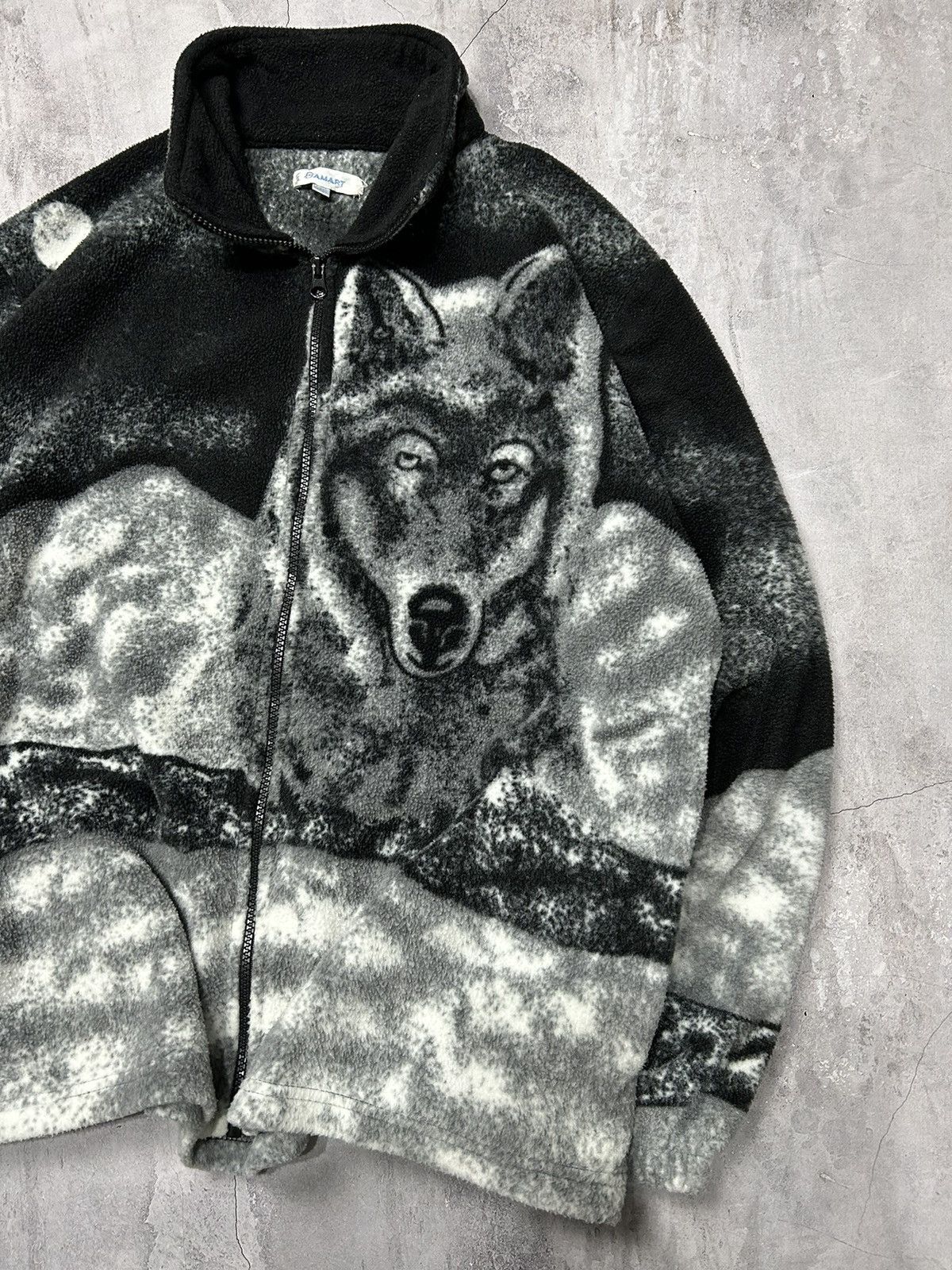 The Mountain Vintage Light Jacket Wolf Fleece Windbreakers Zip 90s Size US M / EU 48-50 / 2 - 3 Thumbnail