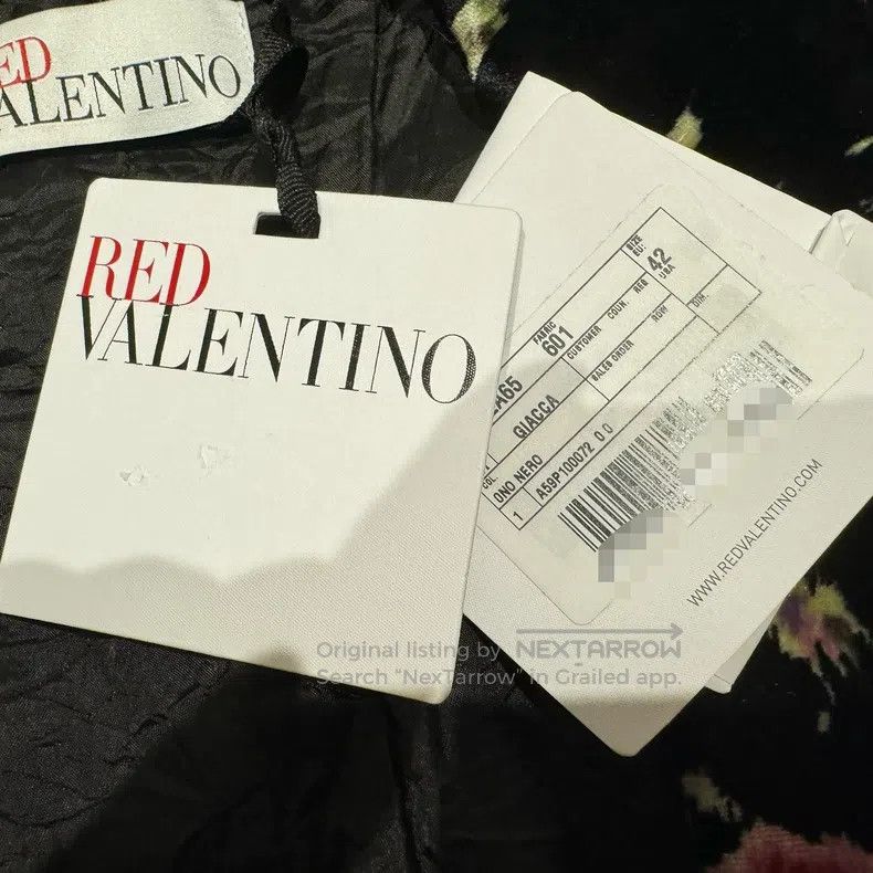 Valentino Valentino Floral pattern single-breasted blazer Size L / US 10 / IT 46 - 4 Thumbnail