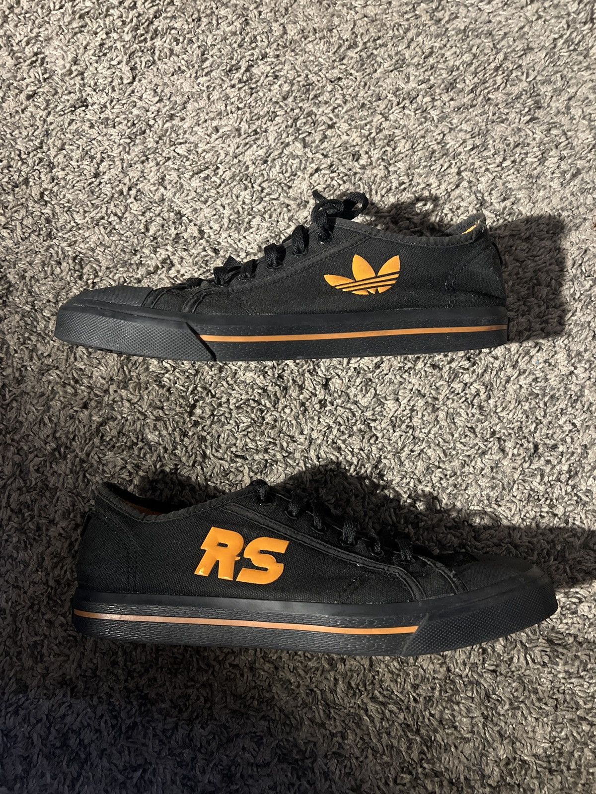 Raf Simons Adidas Raf Simons x Spirit Low Black Orange Size US 8 / EU 41 - 5 Thumbnail