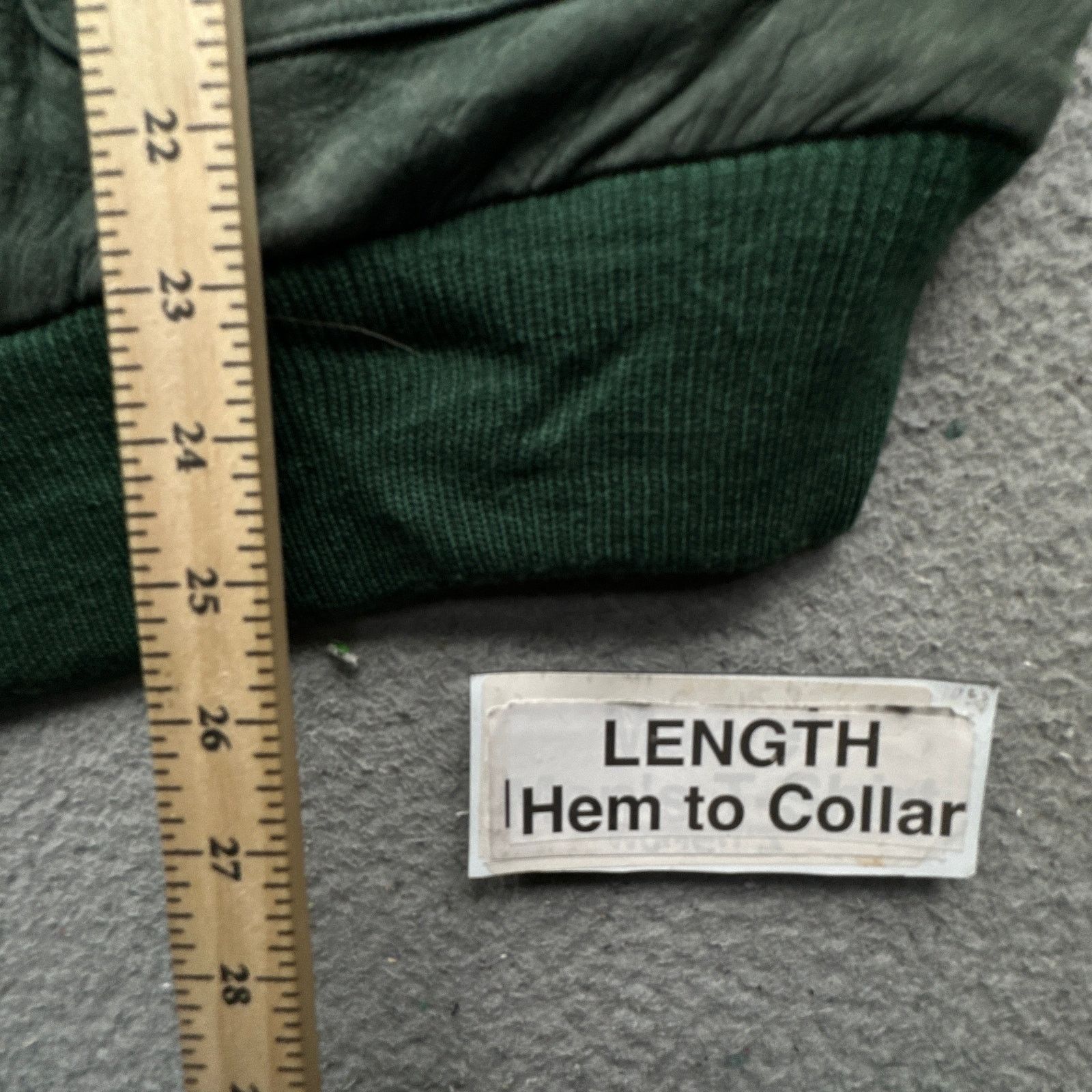 Other Vintage International Leather Green Bomber Jacket Large Size US L / EU 52-54 / 3 - 5 Thumbnail