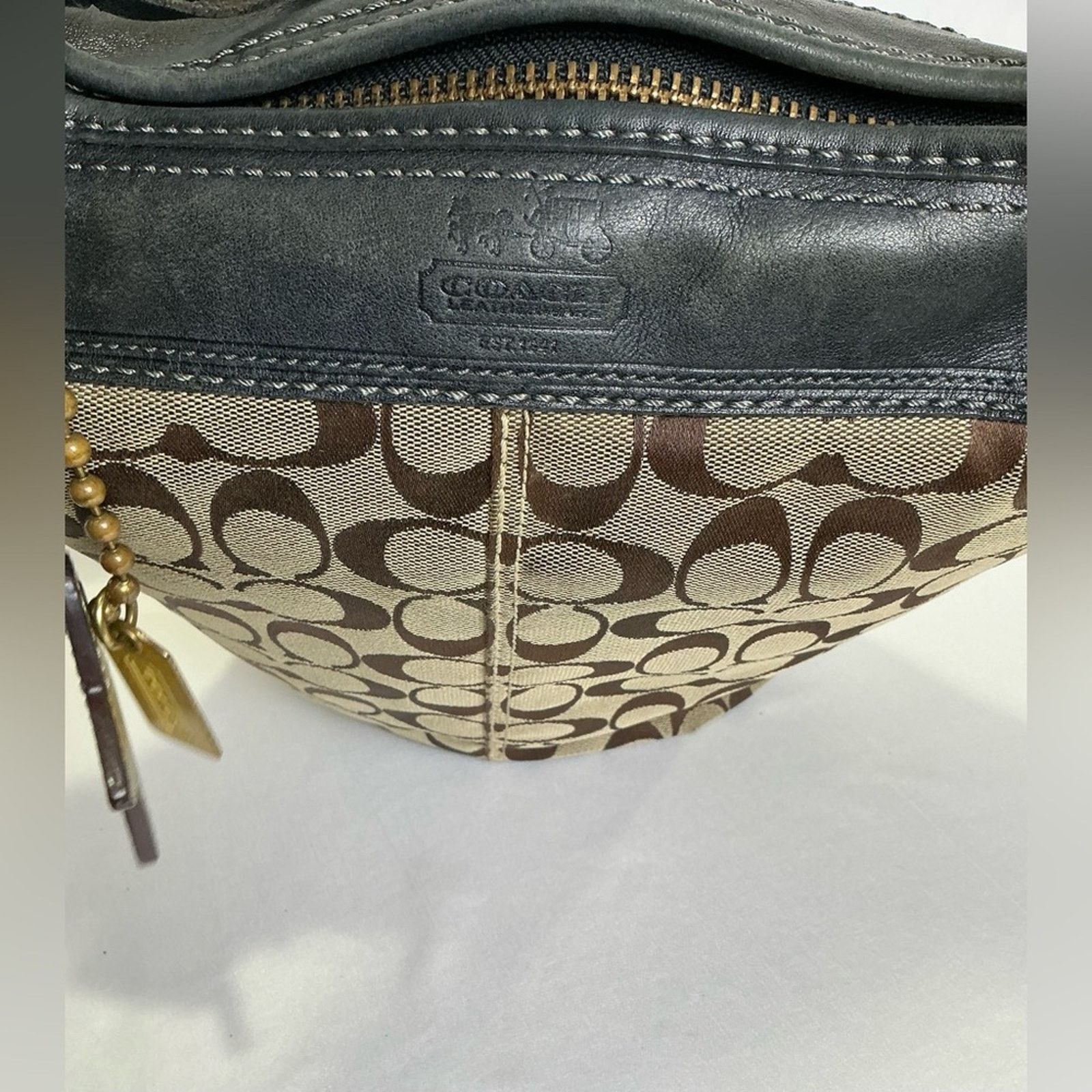 Coach Vintage Coach Bleeker Khaki Tan Bag Hobo Convertible Strap Size ONE SIZE - 6 Thumbnail