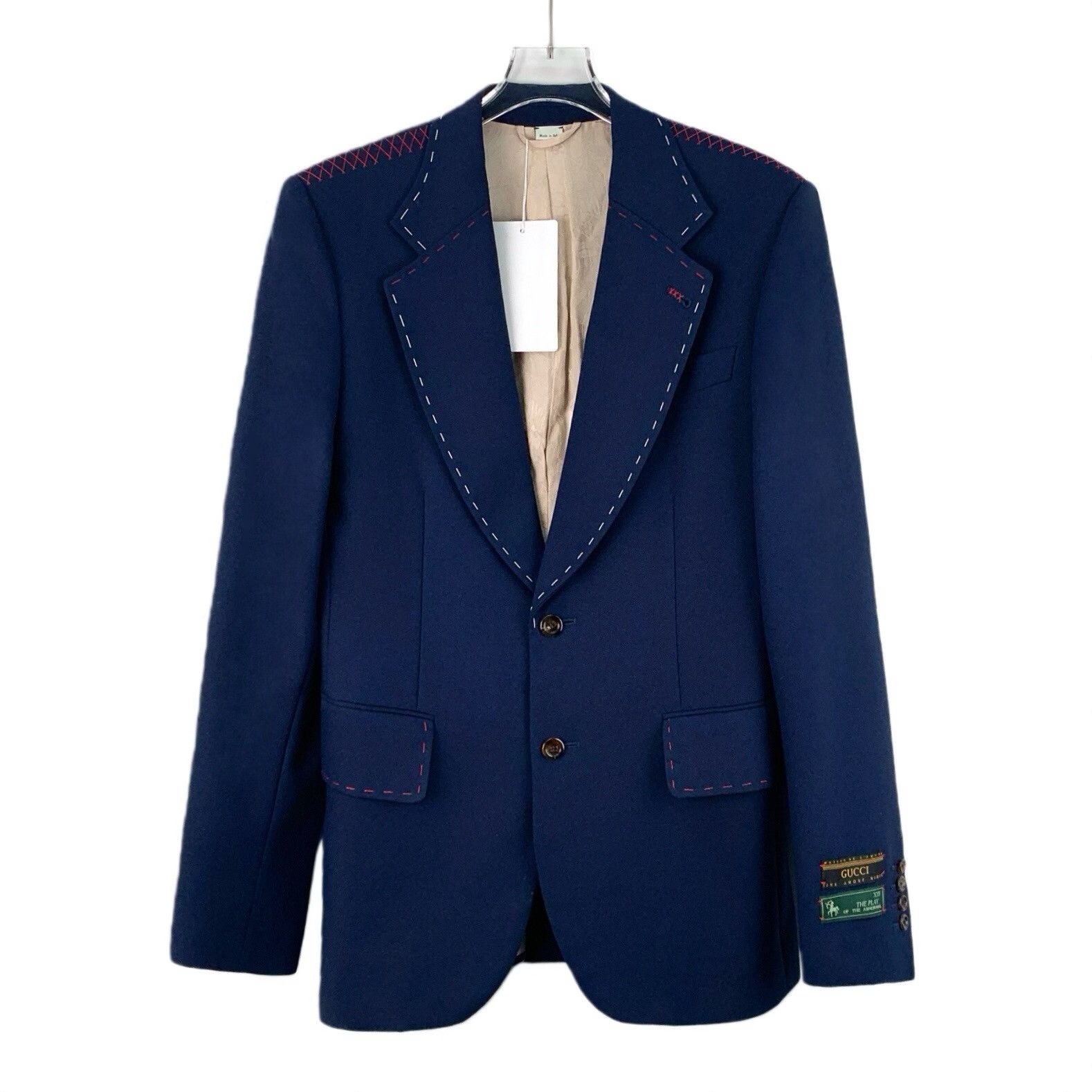 Gucci Gucci Basting Stitch Blazer Size 48 Size 48R - 1 Thumbnail