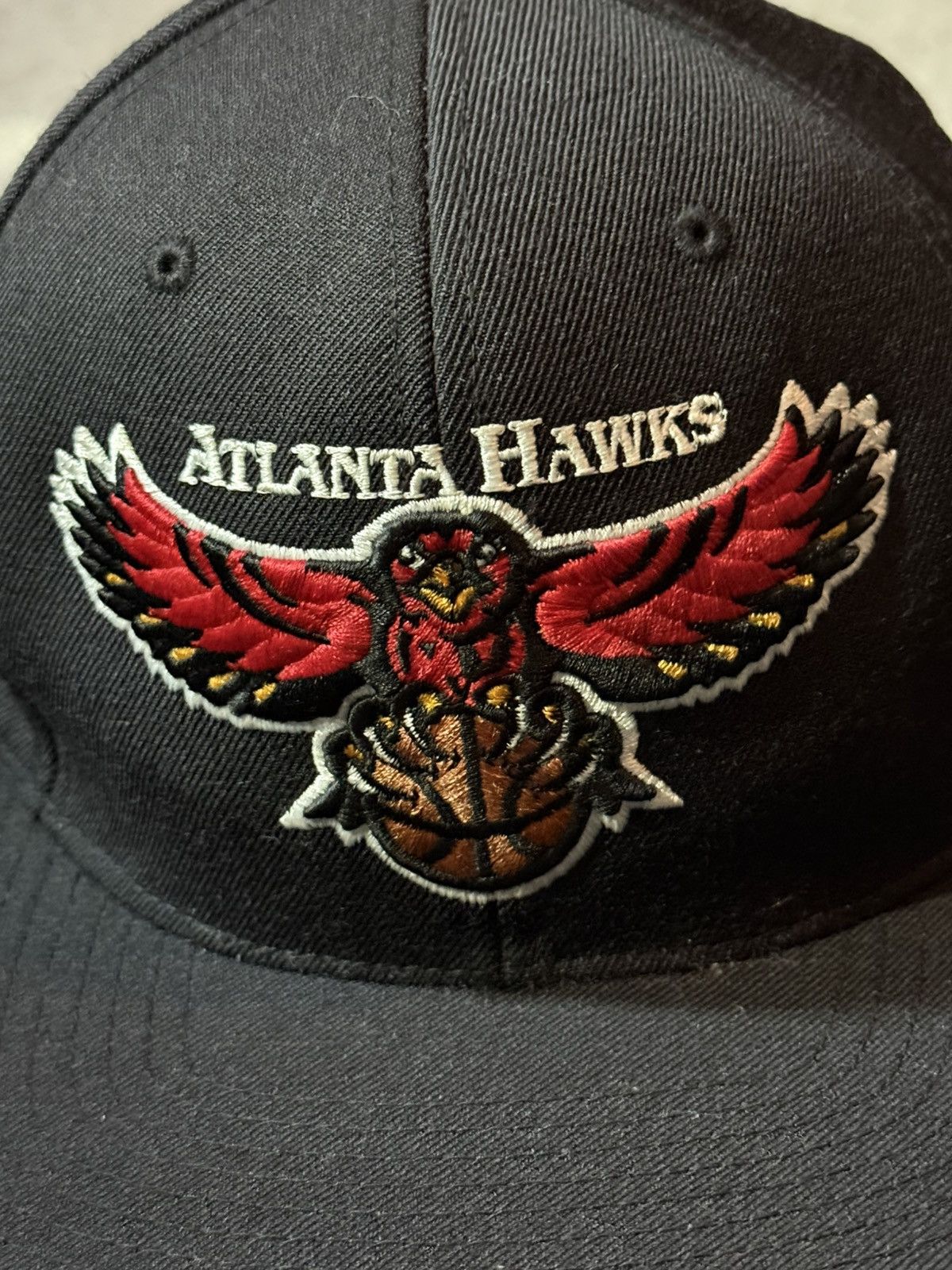 Mitchell & Ness Vintage Atlanta Hawks Hat Mitchell & Ness 50th Anniversary Size ONE SIZE - 6 Thumbnail