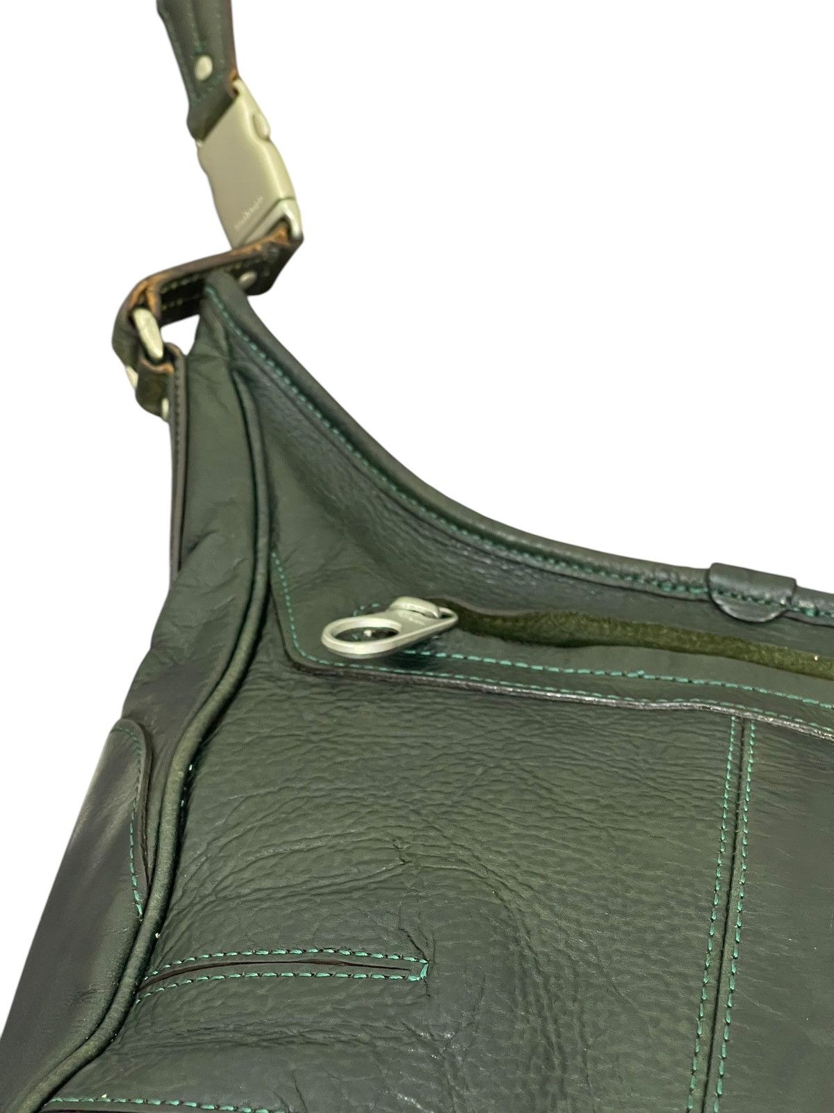 Genuine Leather Full Leather Aniary Japan Dark Green Cross Body Bag 1🟩6 Size ONE SIZE - 11 Thumbnail