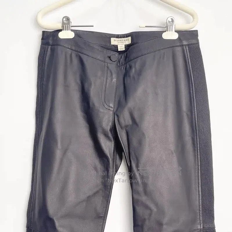 Burberry Burberry Black Leather Women's Casual Pants. Size 30" / US 8 / IT 44 - 3 Thumbnail