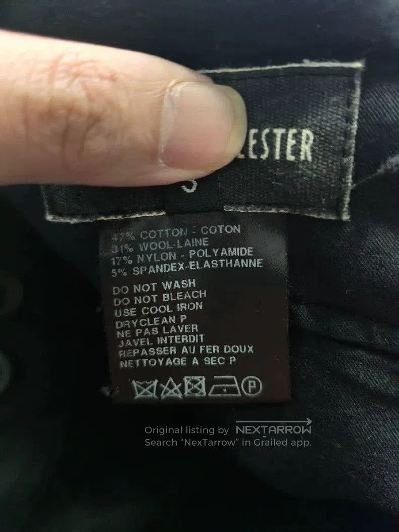 Ann Demeulemeester Ann Demeulemeester High-Waist Wool Pants. Size US 26 / EU 42 - 5 Thumbnail