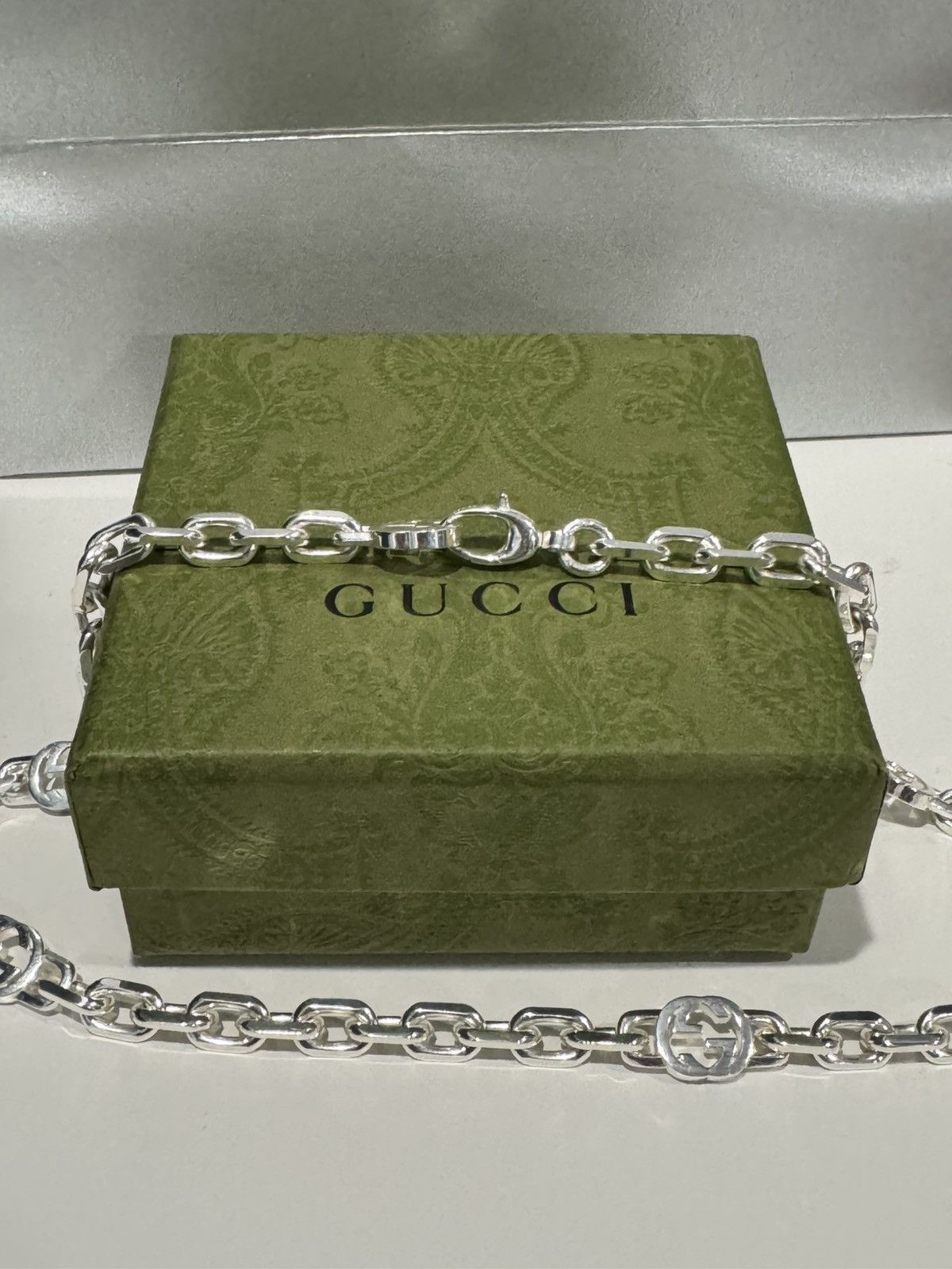 Gucci GUCCI INTERLOCKING CHAIN NECKLACE Size ONE SIZE - 2 Thumbnail