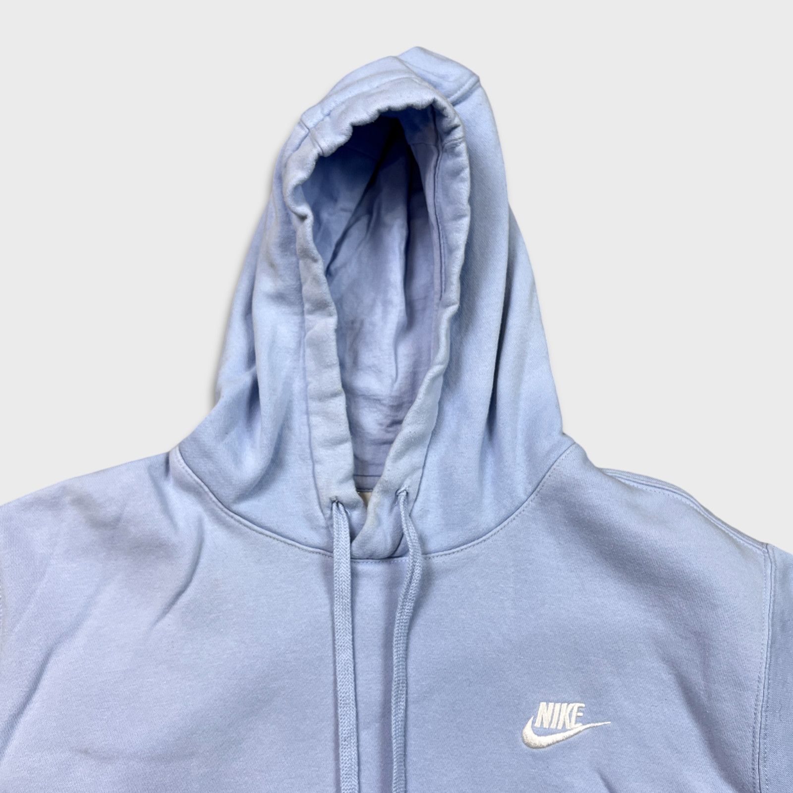 Nike × Vintage Nike Sportswear Hoodie Large Swoosh Fleece Pullover Hooded Size US L / EU 52-54 / 3 - 2 Thumbnail