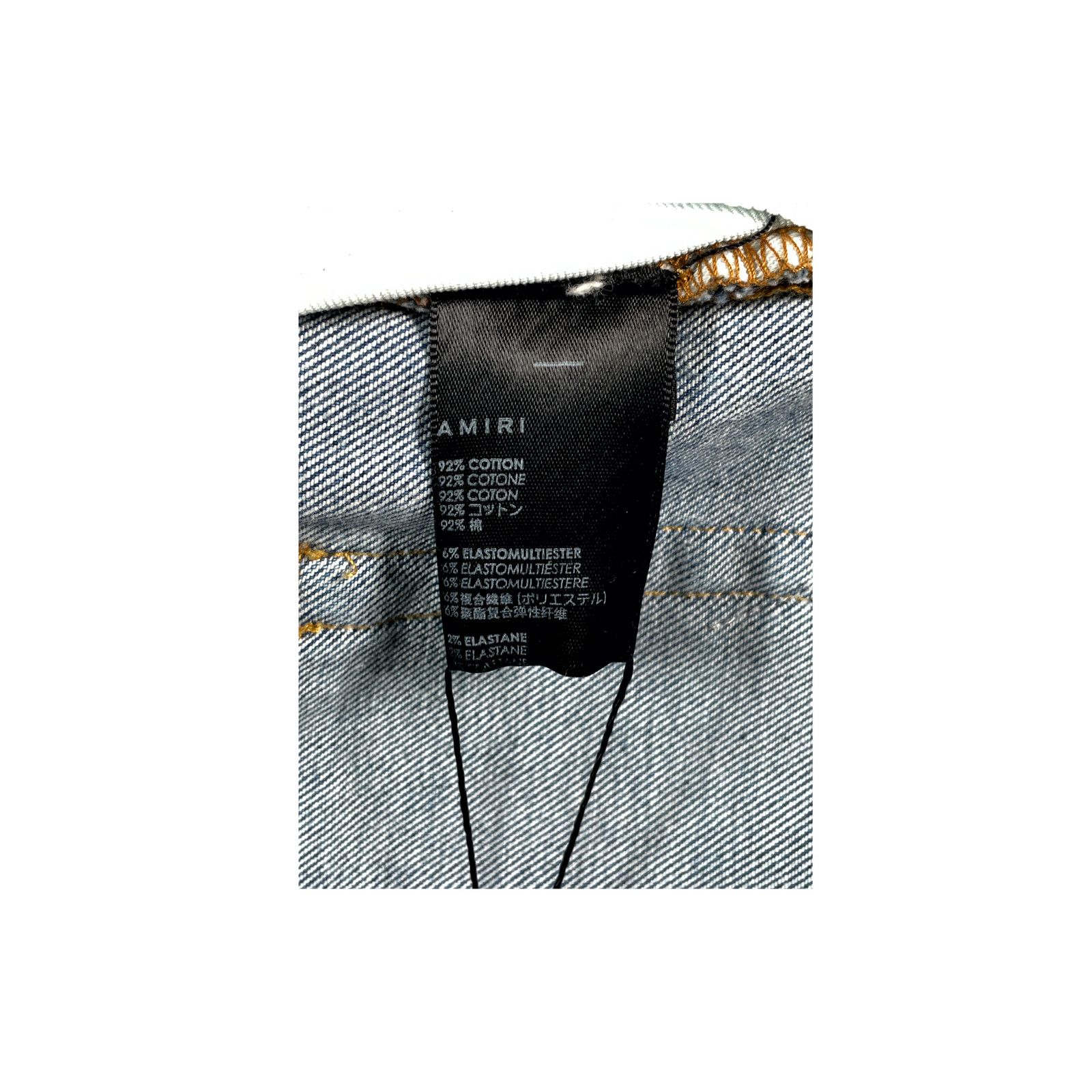 Amiri Amiri Denim Chemist Blue Jeans Size US 33 - 7 Thumbnail