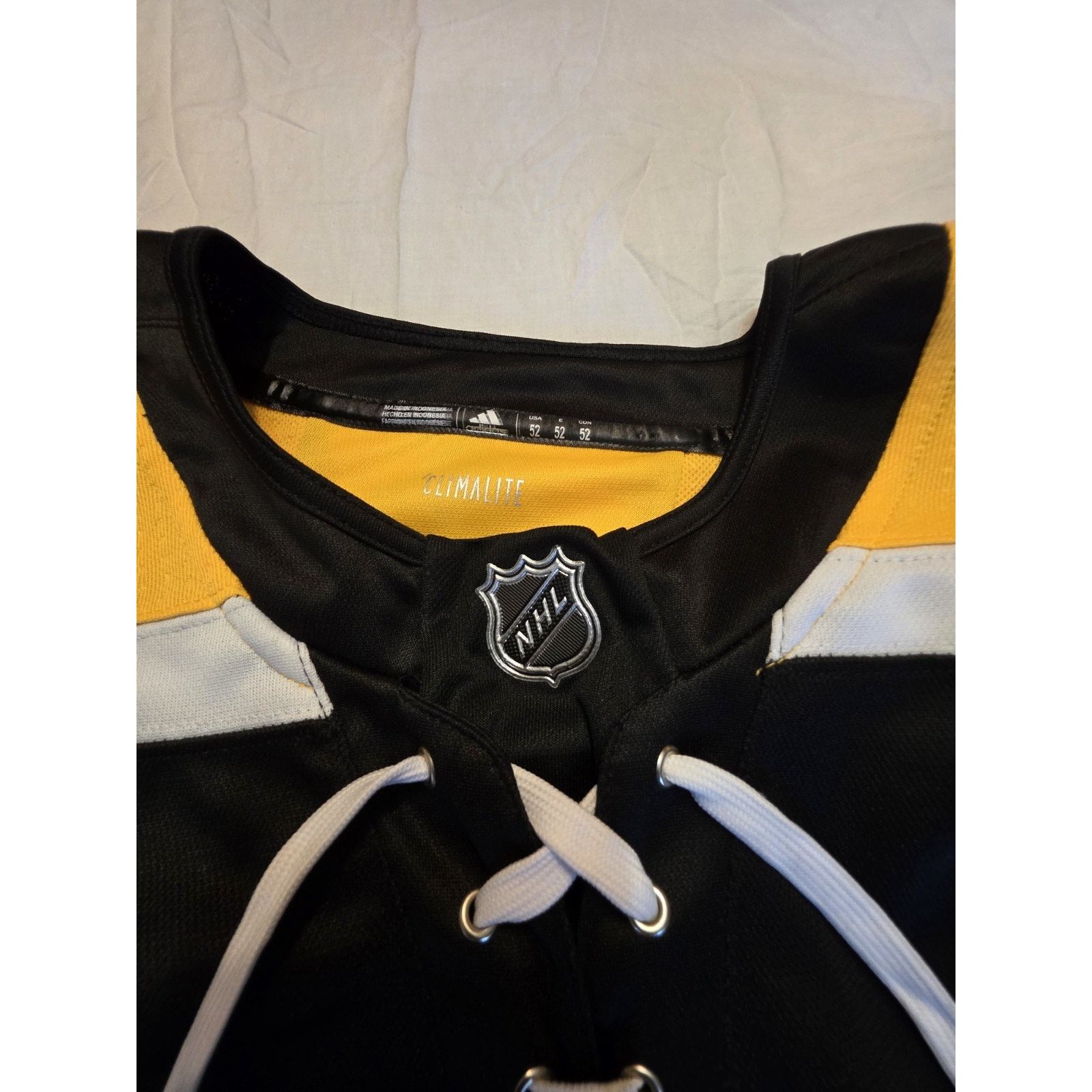 Adidas Boston Bruins Men's Size 52 Adidas Authentic Pastrnak Hockey Size 46 - 5 Thumbnail