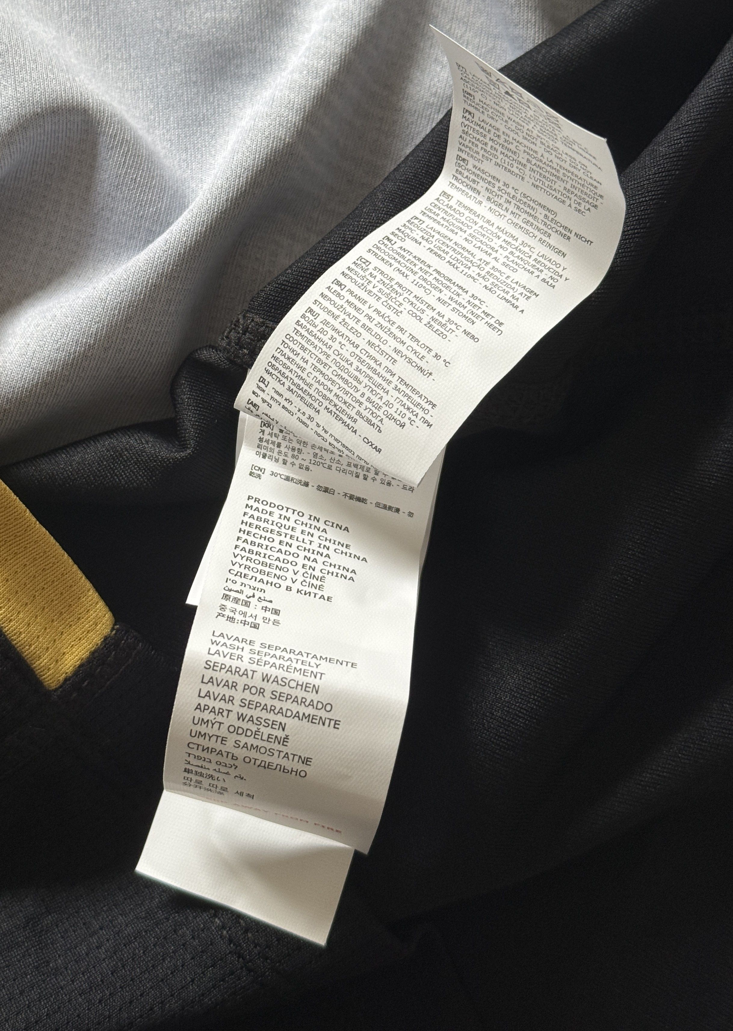 Kappa AS Monaco 2023/2024 Away Jersey Shirt Black Gold Kappa S Size US S / EU 44-46 / 1 - 7 Thumbnail