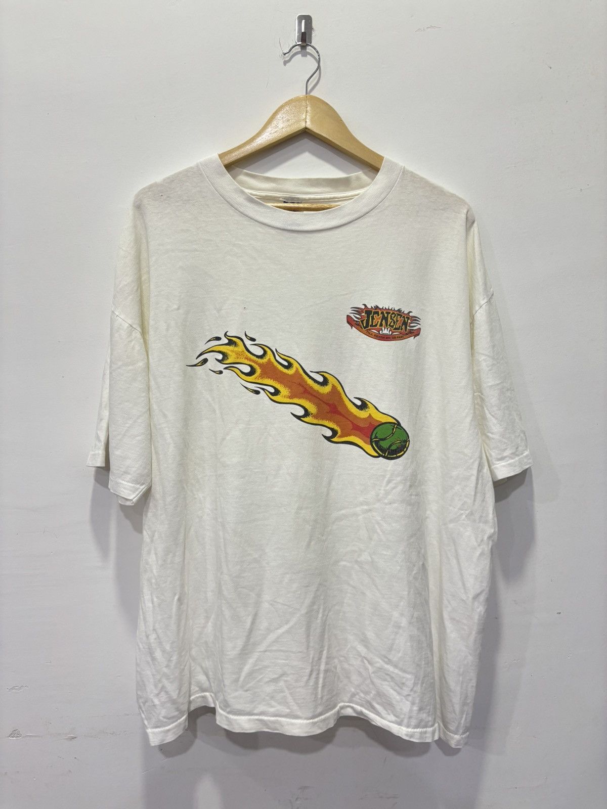 Adidas × Vintage Vintage Adidas Jensen Tshirt Size US L / EU 52-54 / 3 - 1 Thumbnail