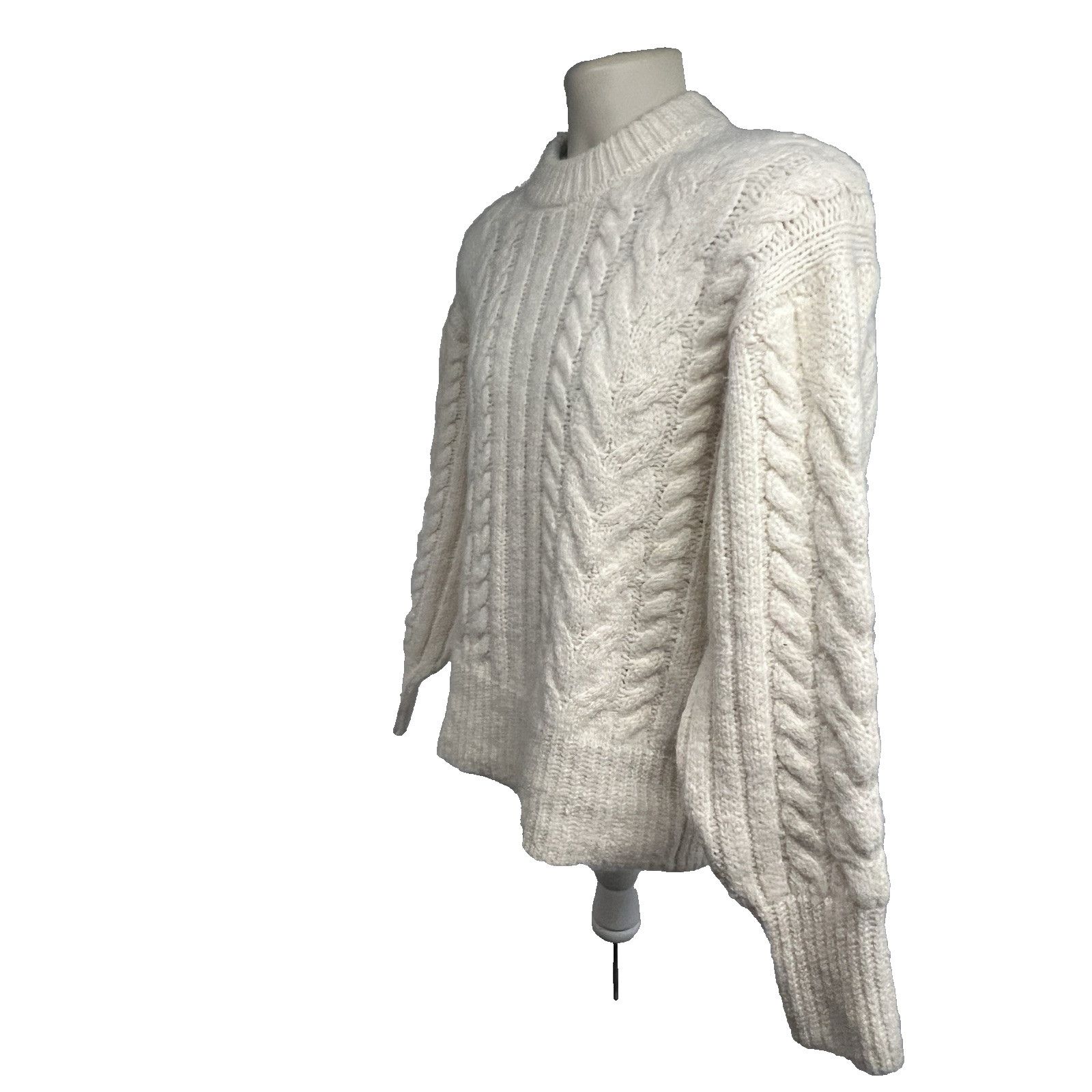 Other A New Day Cream Pullover Sweater Womens Medium Stretch New Size M / US 6-8 / IT 42-44 - 3 Thumbnail