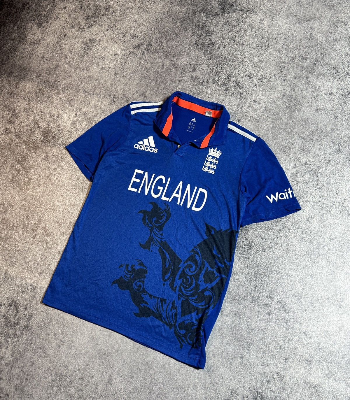 Adidas × Vintage Vintage Adidas Engalnd Big Logo Cricket Jersey Blokecore S Size US S / EU 44-46 / 1 - 1 Thumbnail
