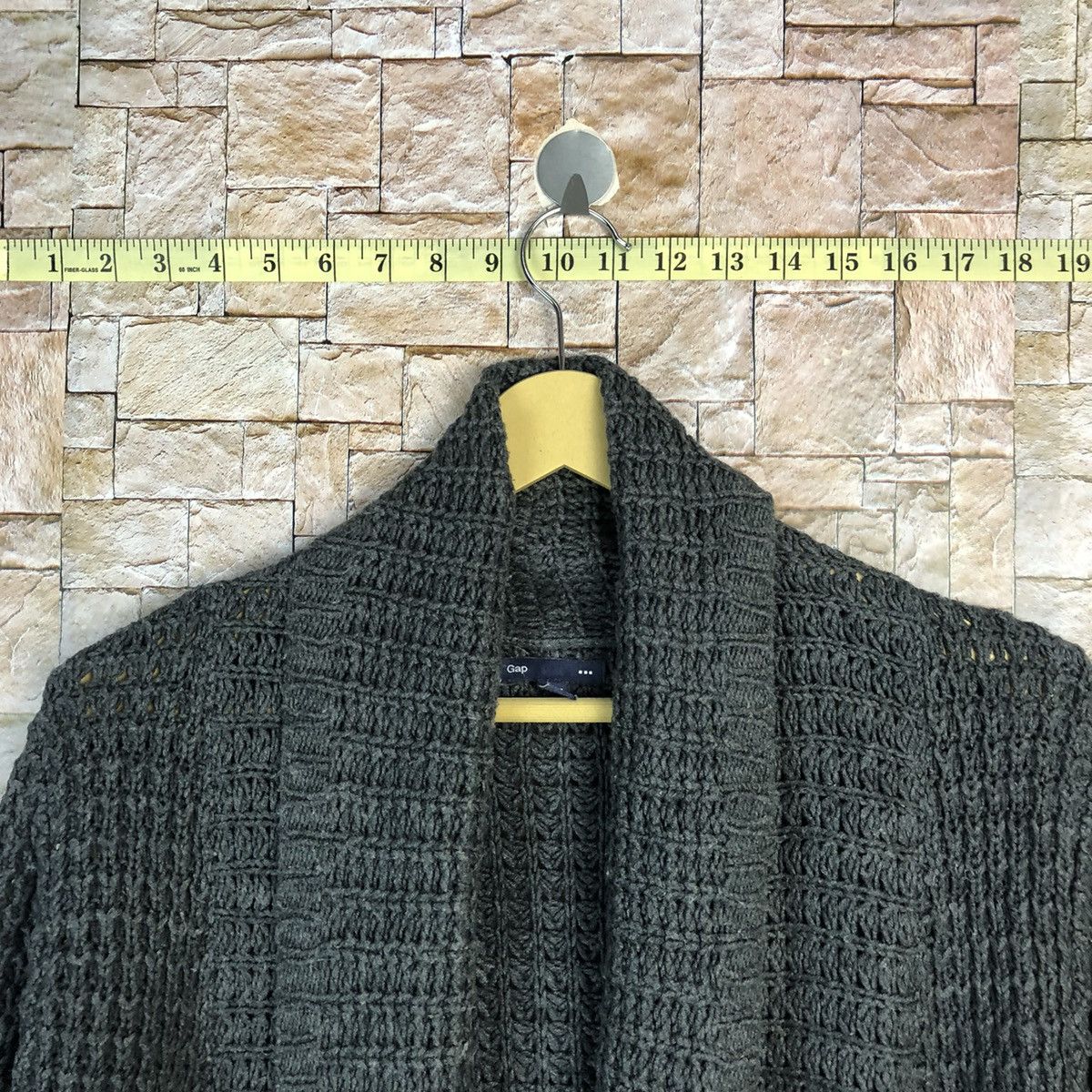 Gap Gap Grey Cardigan knitwear vintage #A477 Size US XL / EU 56 / 4 - 4 Thumbnail