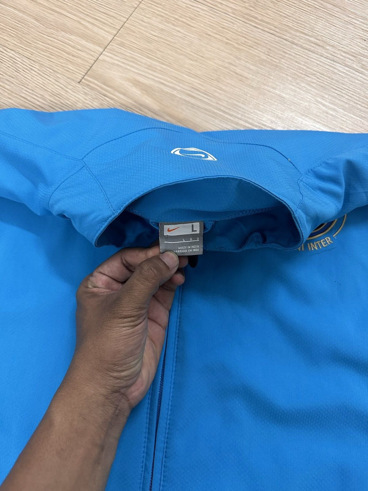 Nike × Vintage Rare Vintage 2008 Inter Milan 100th Anniversary Jacket Size US L / EU 52-54 / 3 - 7 Thumbnail