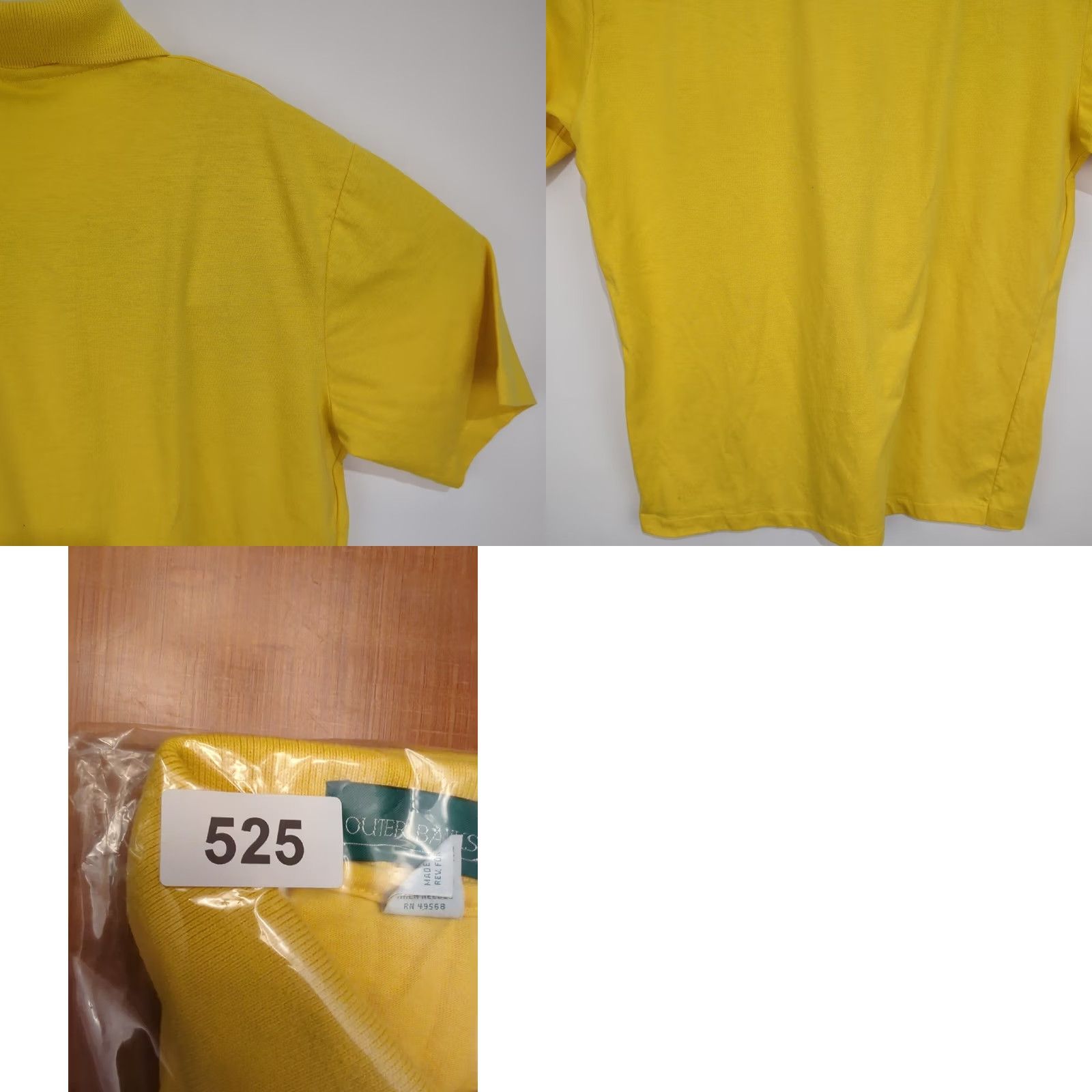 Vintage VINTAGE Outer Banks Motorsports Work Shirt Polo Shirt Men L Yellow Short Sleeve Embroidered Logo 90s Racing Clip Size US L / EU 52-54 / 3 - 9 Thumbnail