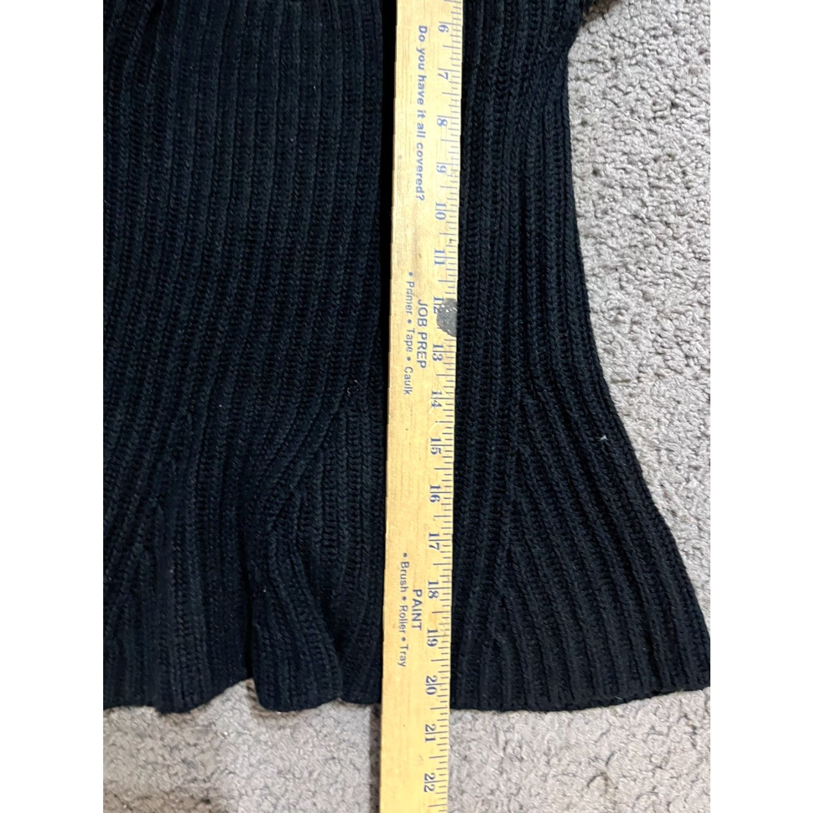 Gap GAP Womens Black Cable Knit Pullover Sweater Long Sleeve Crew Neck Small Size S / US 4 / IT 40 - 5 Thumbnail