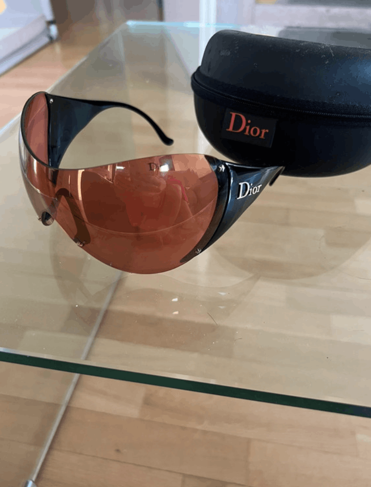 Dior DIOR Sunglasses Ski Millenium Wrap Shield Mask Bike Galliano Size ONE SIZE - 2 Thumbnail