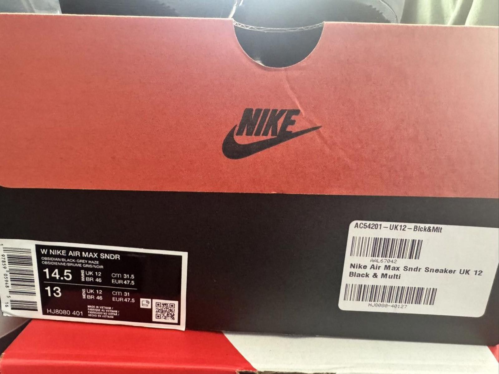 Nike NIKE • WMNS Air Max Sunder "Obsidian Grey Haze" (13M) Size US 13 / EU 46 - 8 Thumbnail