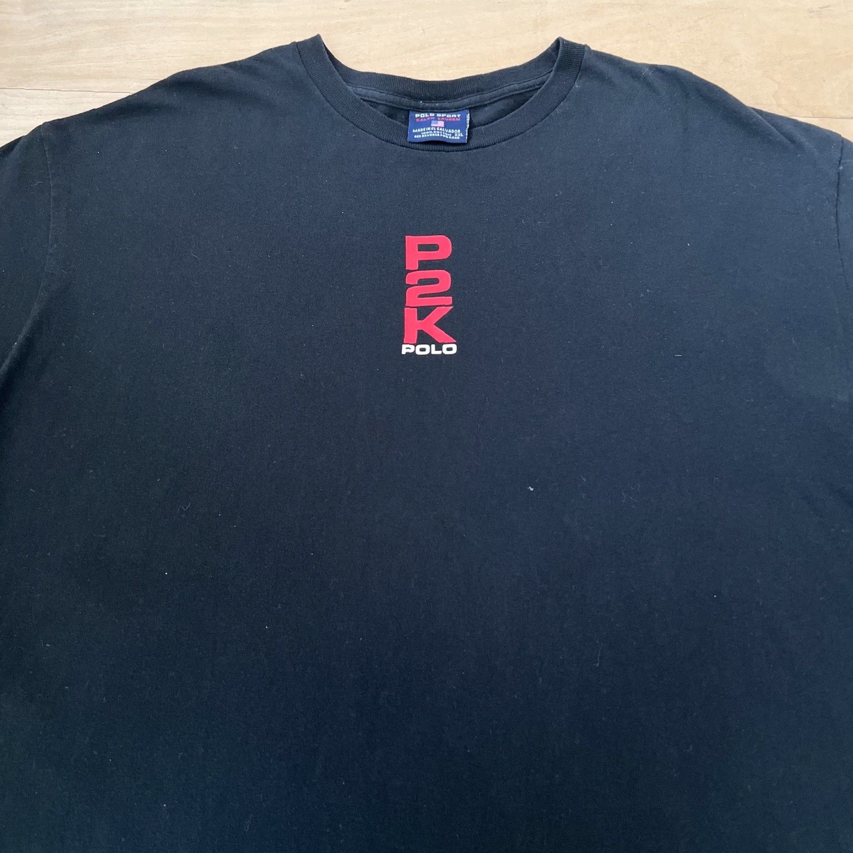 Polo Ralph Lauren VINTAGE Polo Sport P2K Shirt 2XL Black Red 90s Ralph Lauren Polo Ralph Lauren Shirts Mens USA 90s Space Sports Monsters Inc. Size US XXL / EU 58 / 5 - 3 Thumbnail