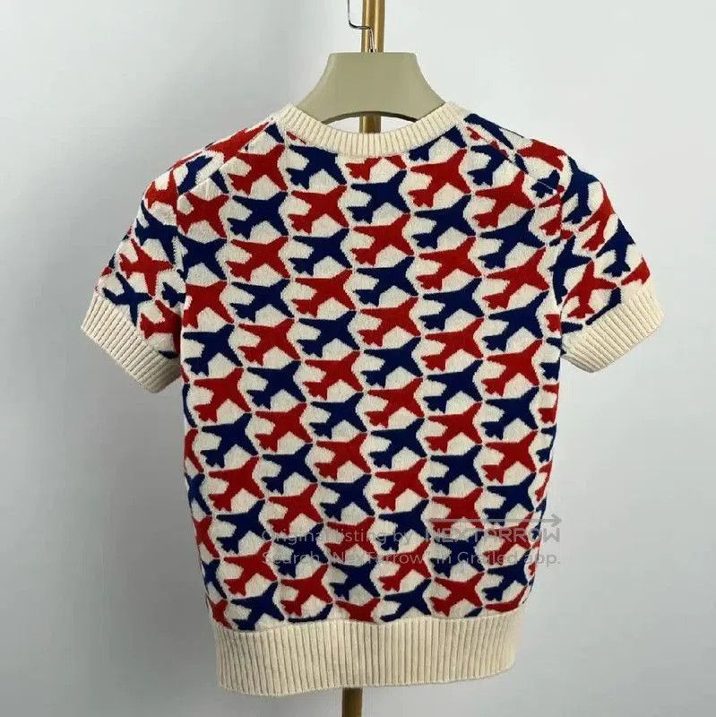 Chanel Chanel Colorful Polyester Women's T-Shirt . Size M / US 6-8 / IT 42-44 - 2 Thumbnail