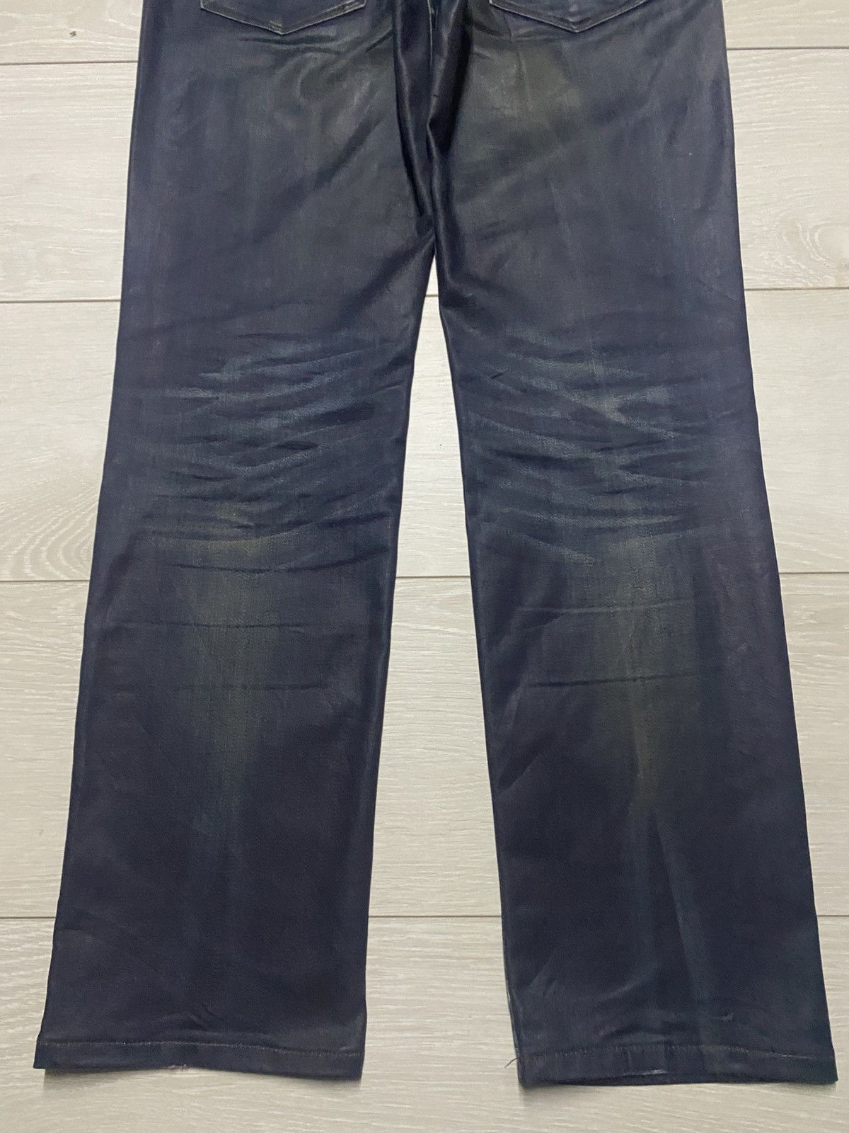 Levi's Levis Y2K Black Denim Distressed Slim Fit Jeans Size US 30 / EU 46 - 6 Thumbnail
