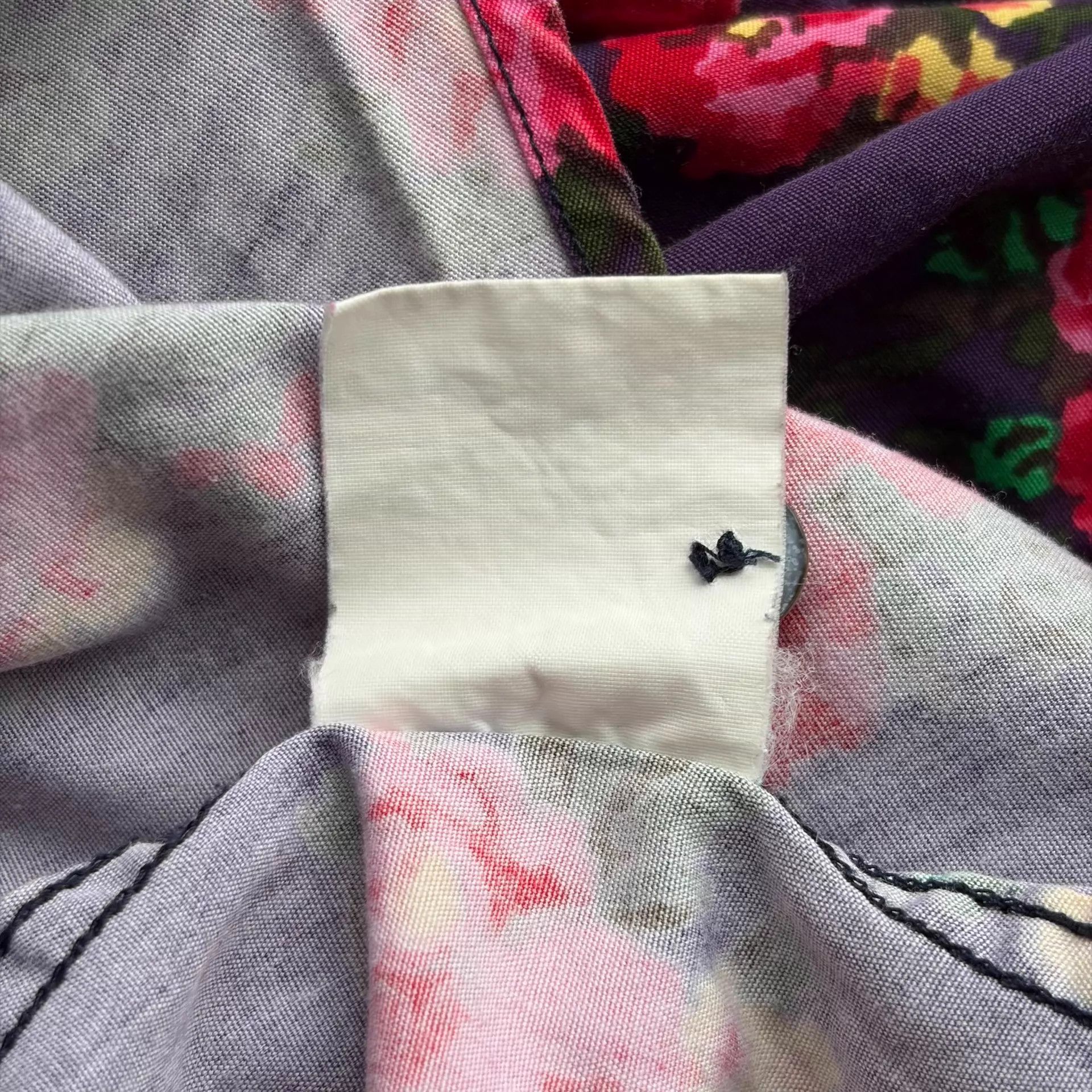 Yohji Yamamoto Yohji Yamamoto 90s Y's for men Rose Print Cotton Shirt OS Size US M / EU 48-50 / 2 - 8 Thumbnail