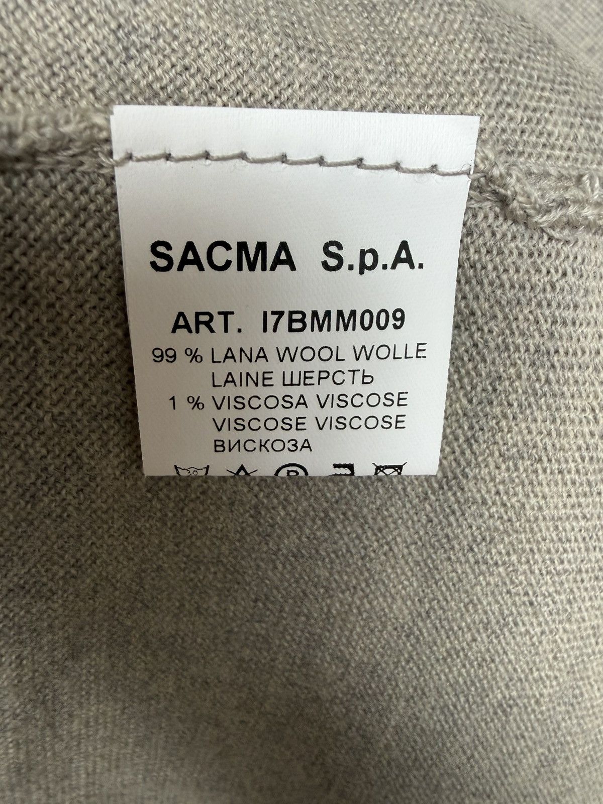 Other Bilancioni Wool Half-Zip Knit Polo IT50 Made in Italy Size US M / EU 48-50 / 2 - 7 Thumbnail