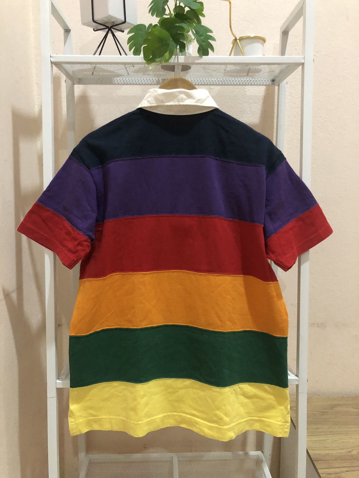 Bape OG 2005 Bape Rugby Striped Shirts Size US L / EU 52-54 / 3 - 2 Thumbnail