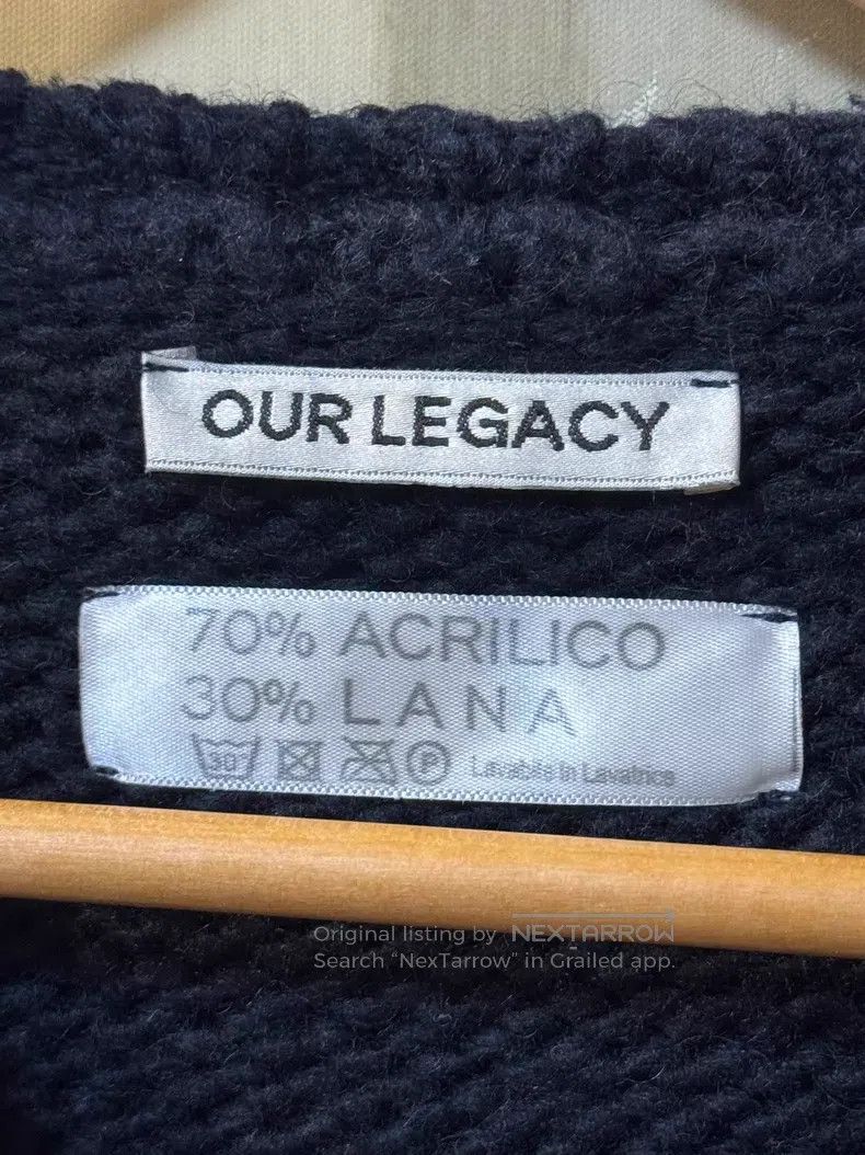 Our Legacy Our Legacy Four Leaf Clover Old Coarse Knit Sweater Size US M / EU 48-50 / 2 - 3 Thumbnail