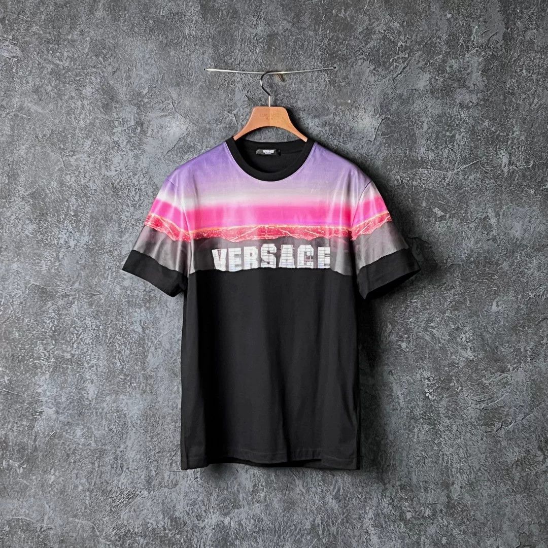 Versace Versace Cotton Printed T-Shirt xl Men Size US XL / EU 56 / 4 - 1 Thumbnail