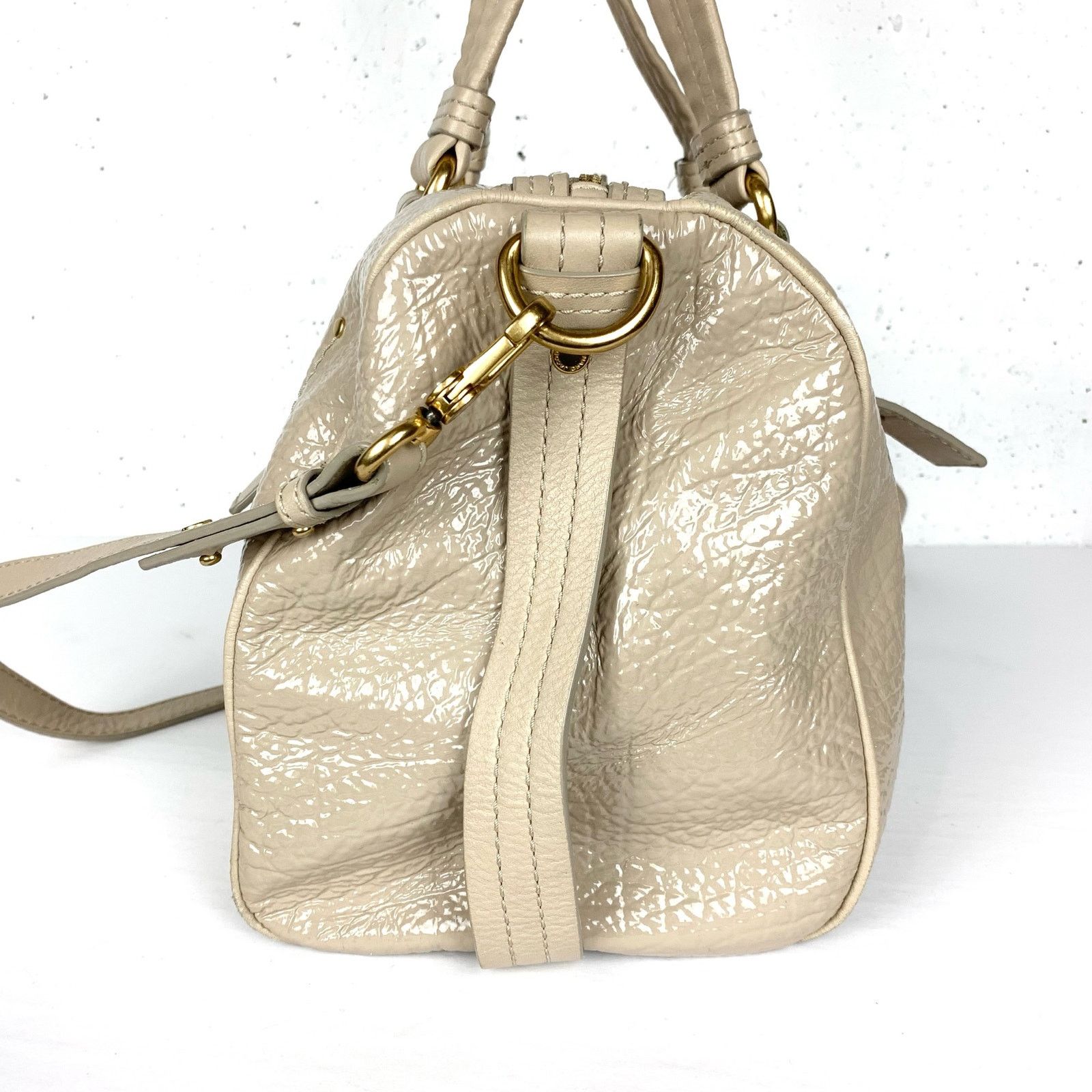 Marc by Marc Jacobs Marc Jacobs Leather Handle Tote Removable Shoulder Strap Tan Size ONE SIZE - 5 Thumbnail