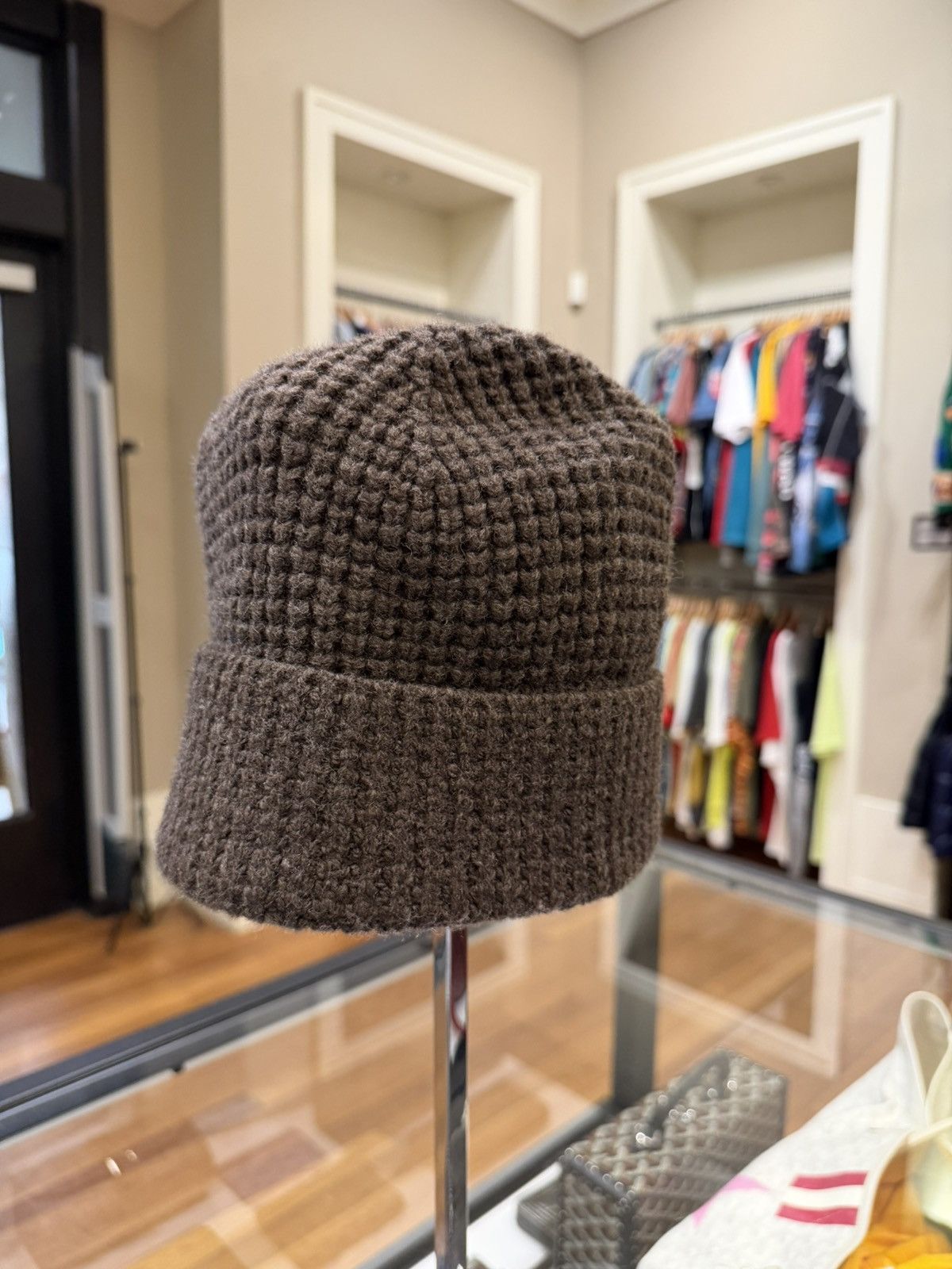 Polo Ralph Lauren Polo Ralph Lauren Waffle Knit Beanie Size ONE SIZE - 3 Thumbnail