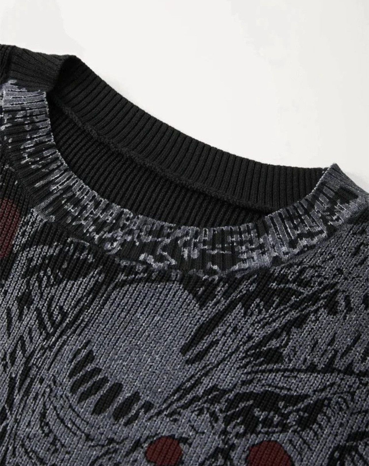 Other Gothic Wool Retro Pullover Sweater Size US L / EU 52-54 / 3 - 2 Thumbnail