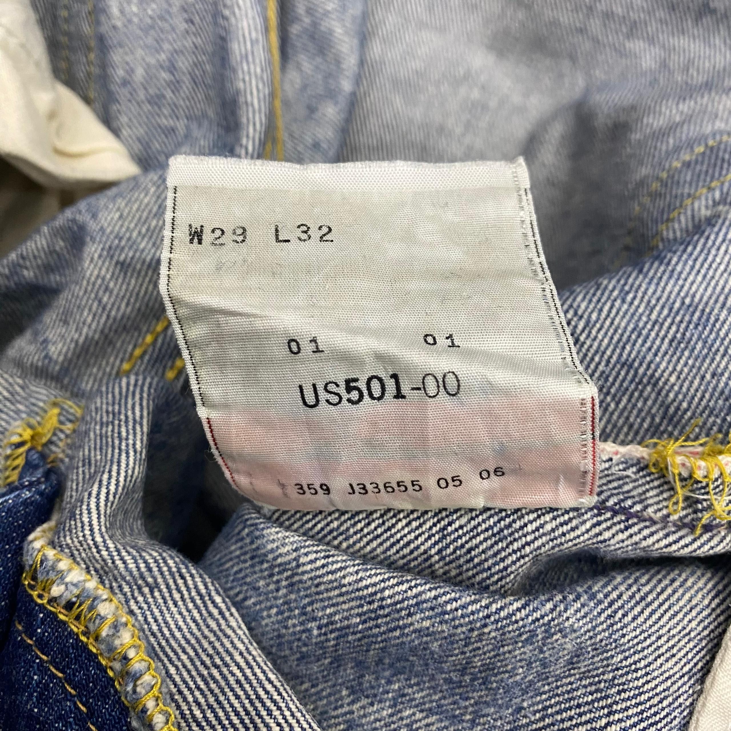 Levi's 💥Best Offer💥Vintage Levis 501 Distressed Denim Size US 31 - 20 Thumbnail