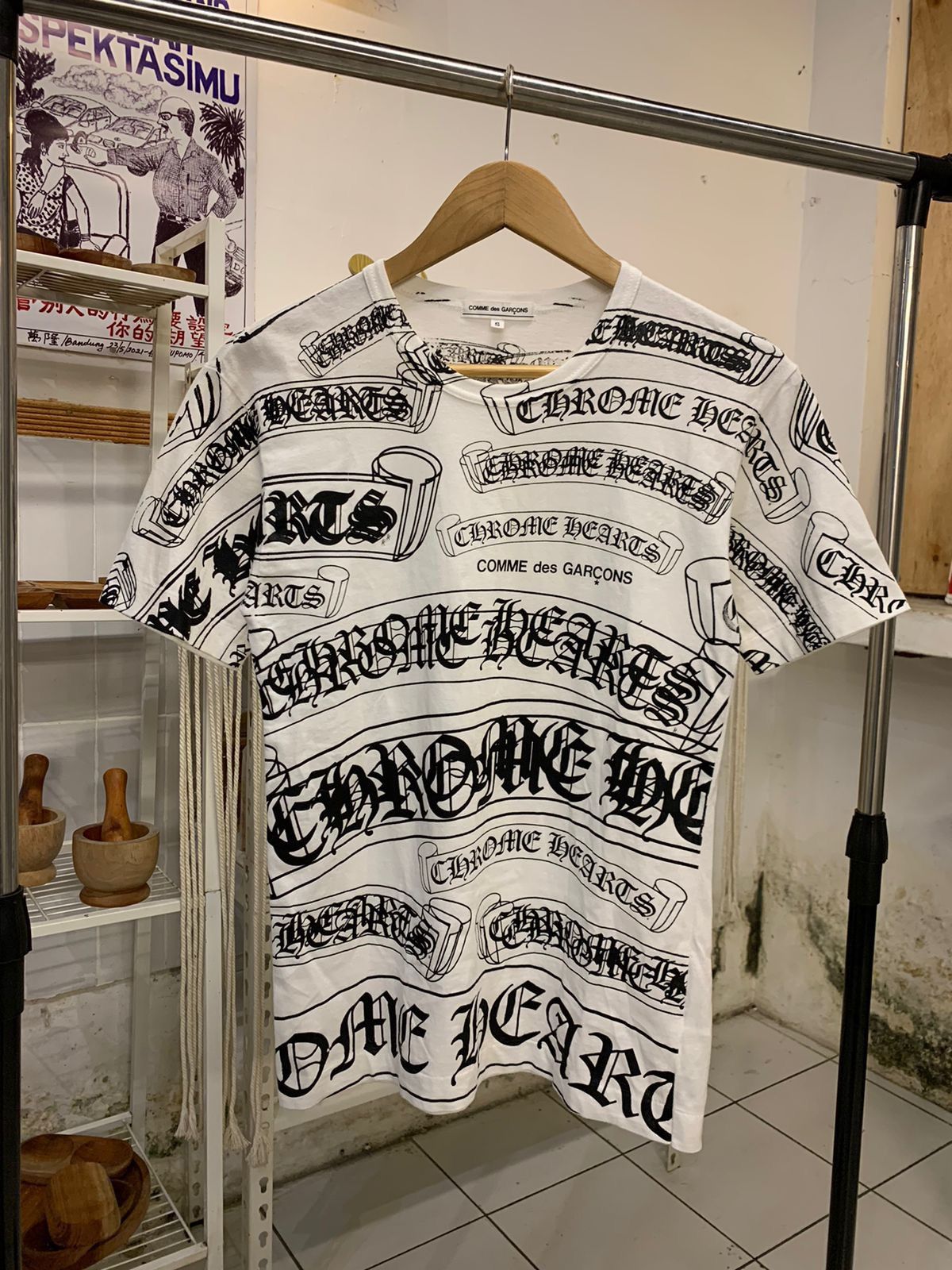 Chrome Hearts Chrome Hearts x Cdg Tee | Grailed