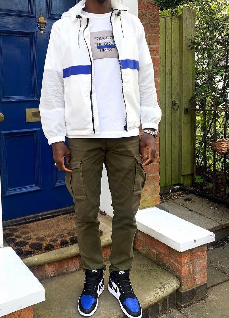 A.P.C. APC translucent wind breaker in white with blue and black Size US L / EU 52-54 / 3 - 6 Thumbnail