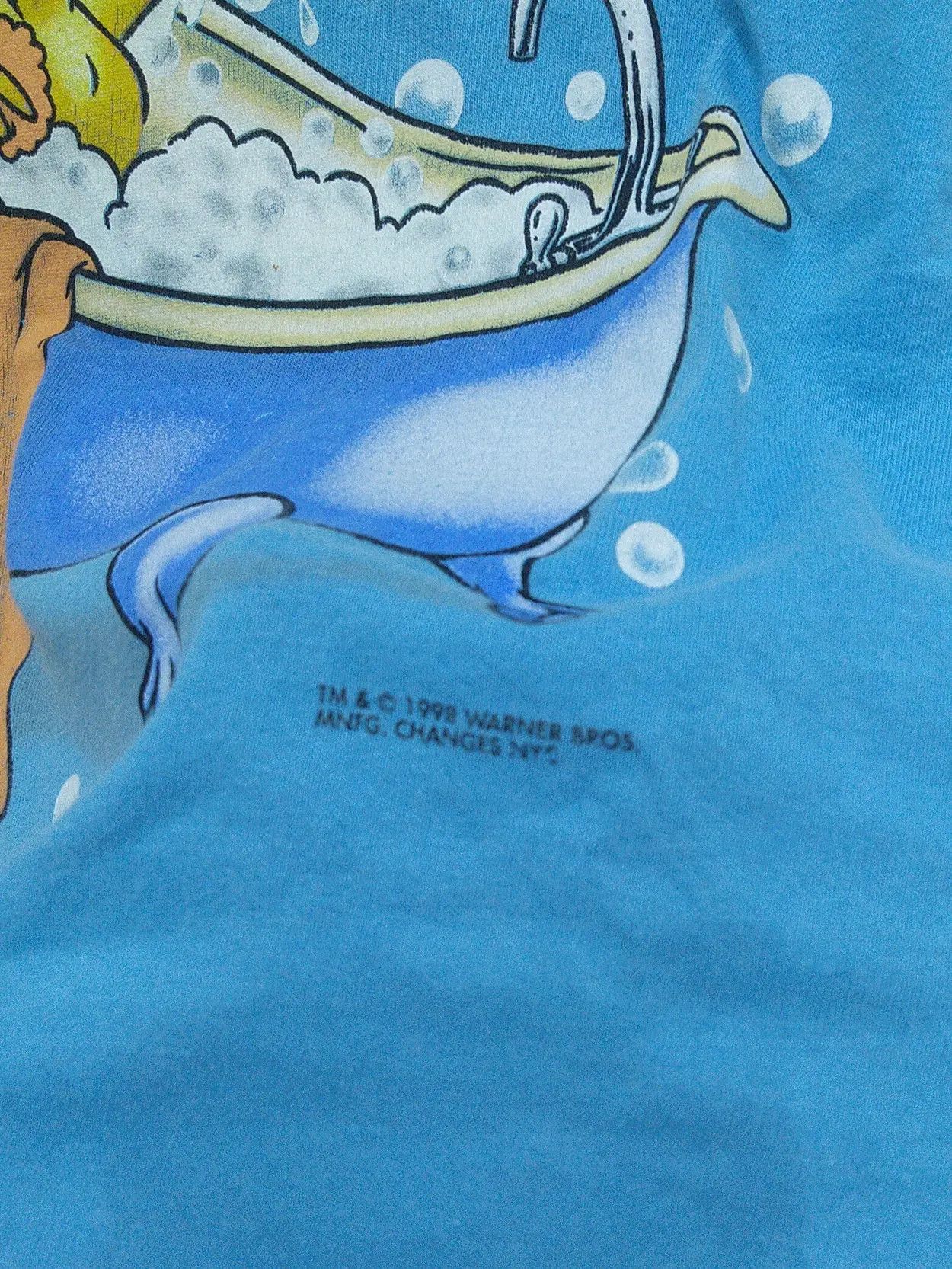 Vintage VTG 1997 Looney Tunes Tweety Bird Bathtub T-Shirt Size US M / EU 48-50 / 2 - 6 Thumbnail