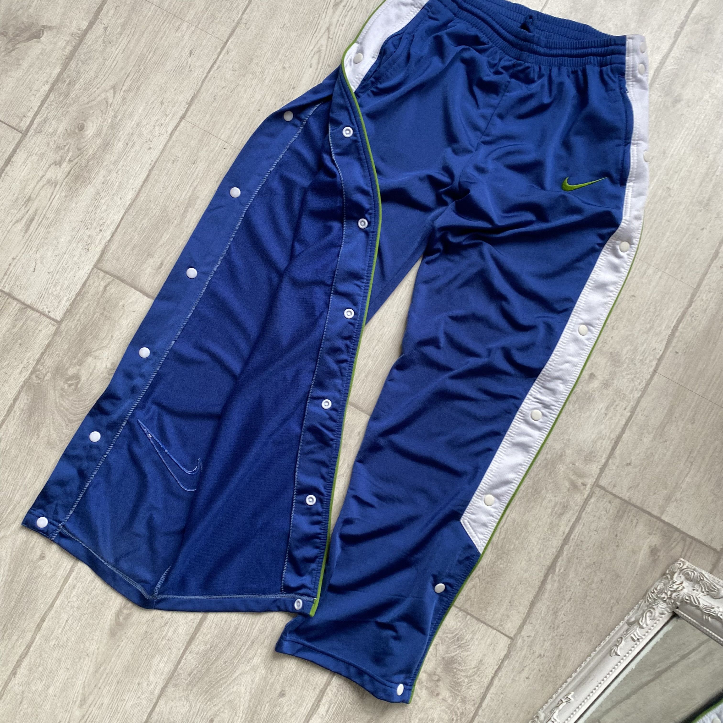 Nike 🟢Vintage Nike 90s Track pants Big Swoosh Y2k Size US 30 / EU 46 - 6 Thumbnail