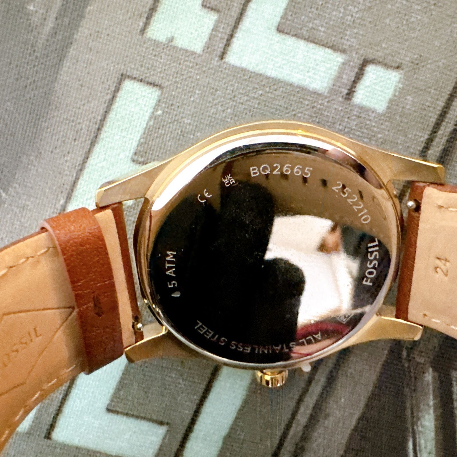 Fossil Fossil BQ2665 Sullivan Solar-Powered Brown Leather Watch Size ONE SIZE - 5 Thumbnail