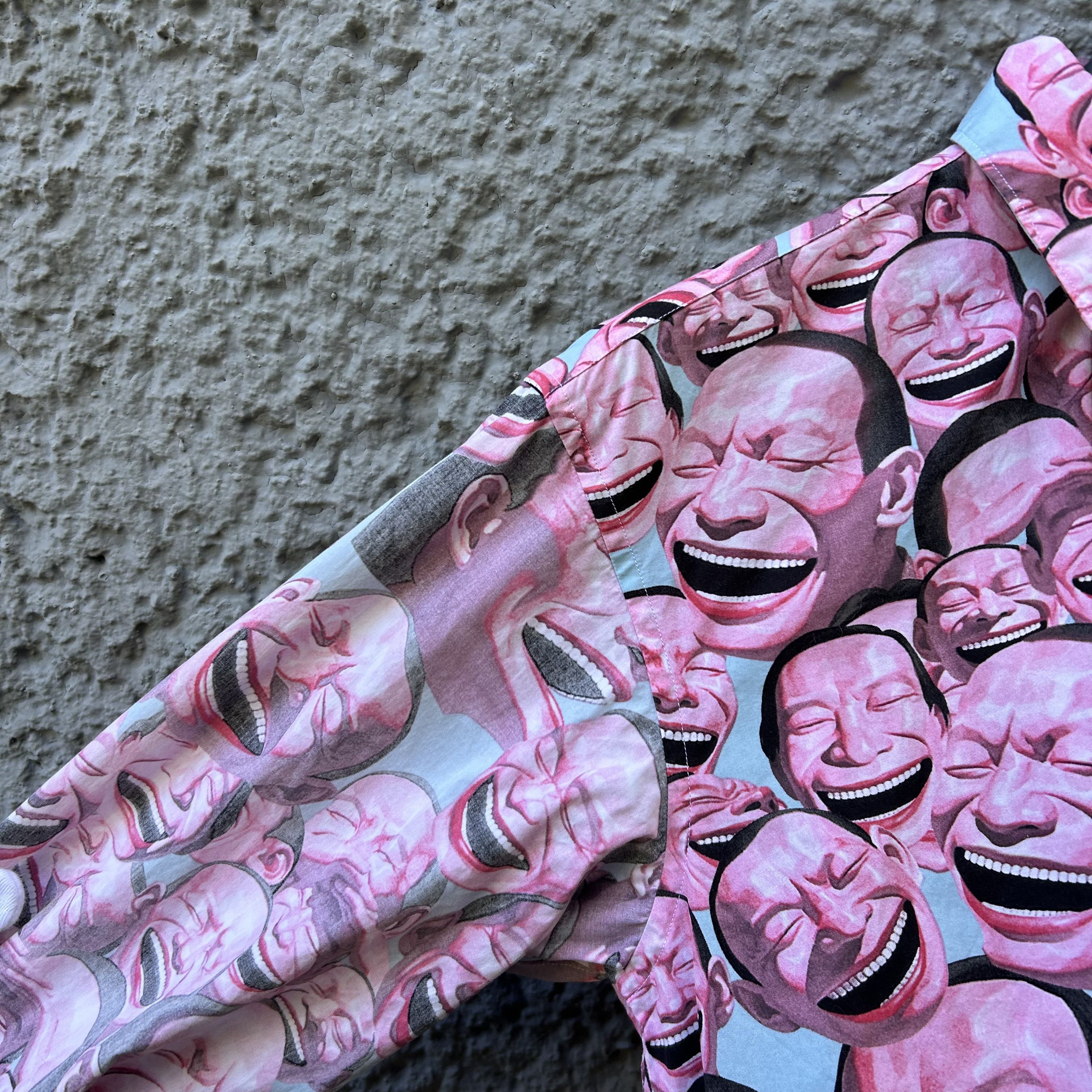 Comme des Garcons SHIRT CDG Shirt x Yue Minjun Laughing Man Pink Shirt S/S21 Size US M / EU 48-50 / 2 - 5 Thumbnail