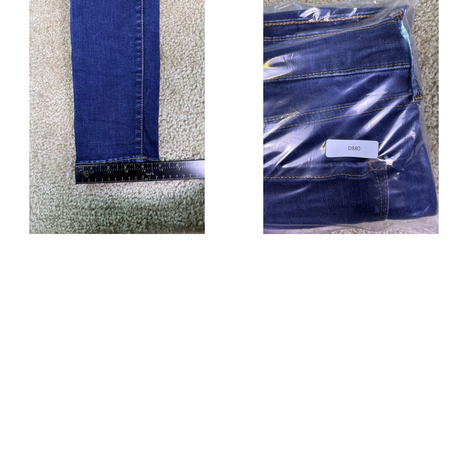 Gap Gap 1969 Womens Blue Denim Jeans Skinny Mid Rise 30R 30 Regular Size 30" / US 8 / IT 44 - 9 Thumbnail