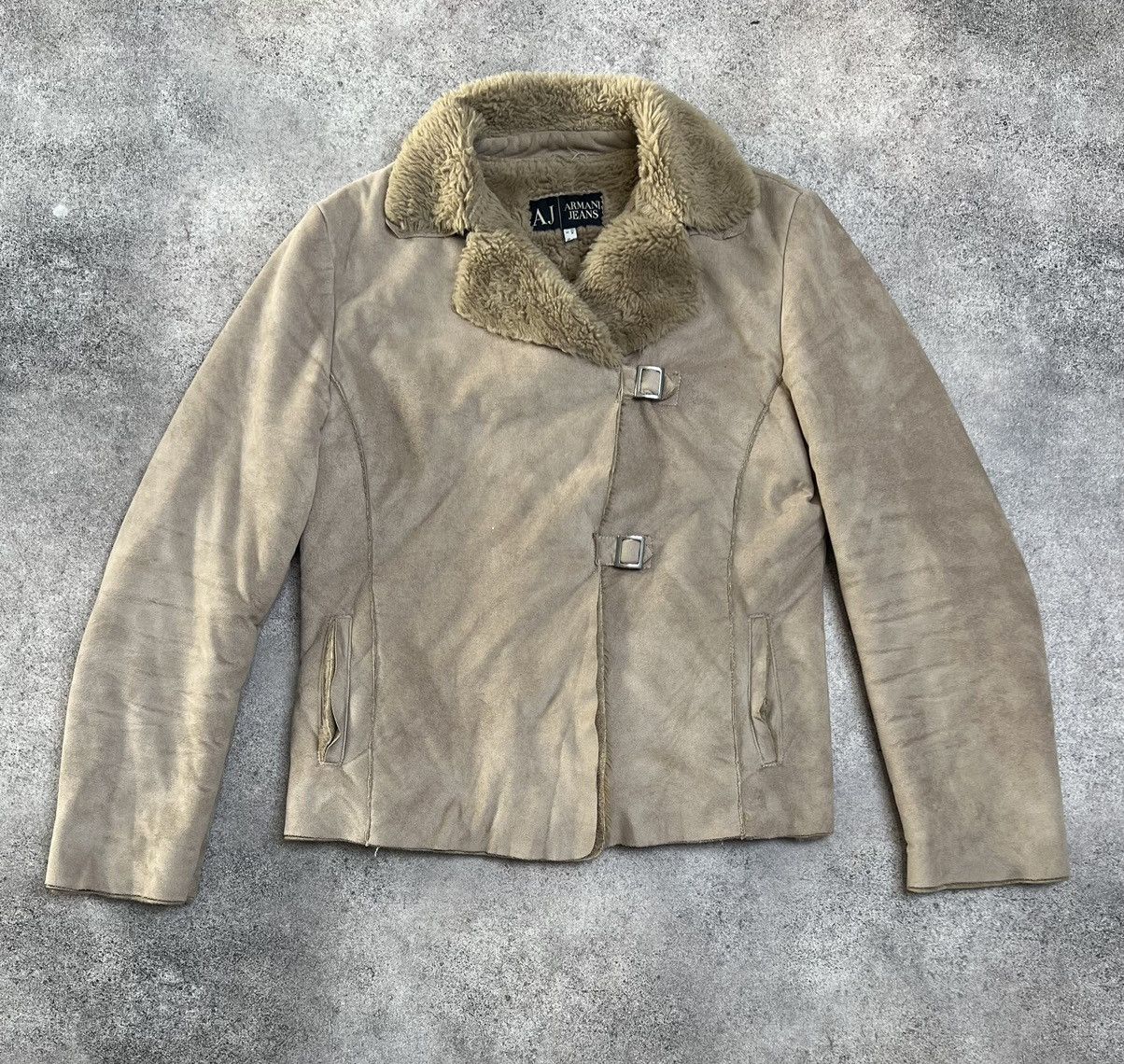 Armani Armani Jeans vintage coat Size M / US 6-8 / IT 42-44 - 1 Thumbnail