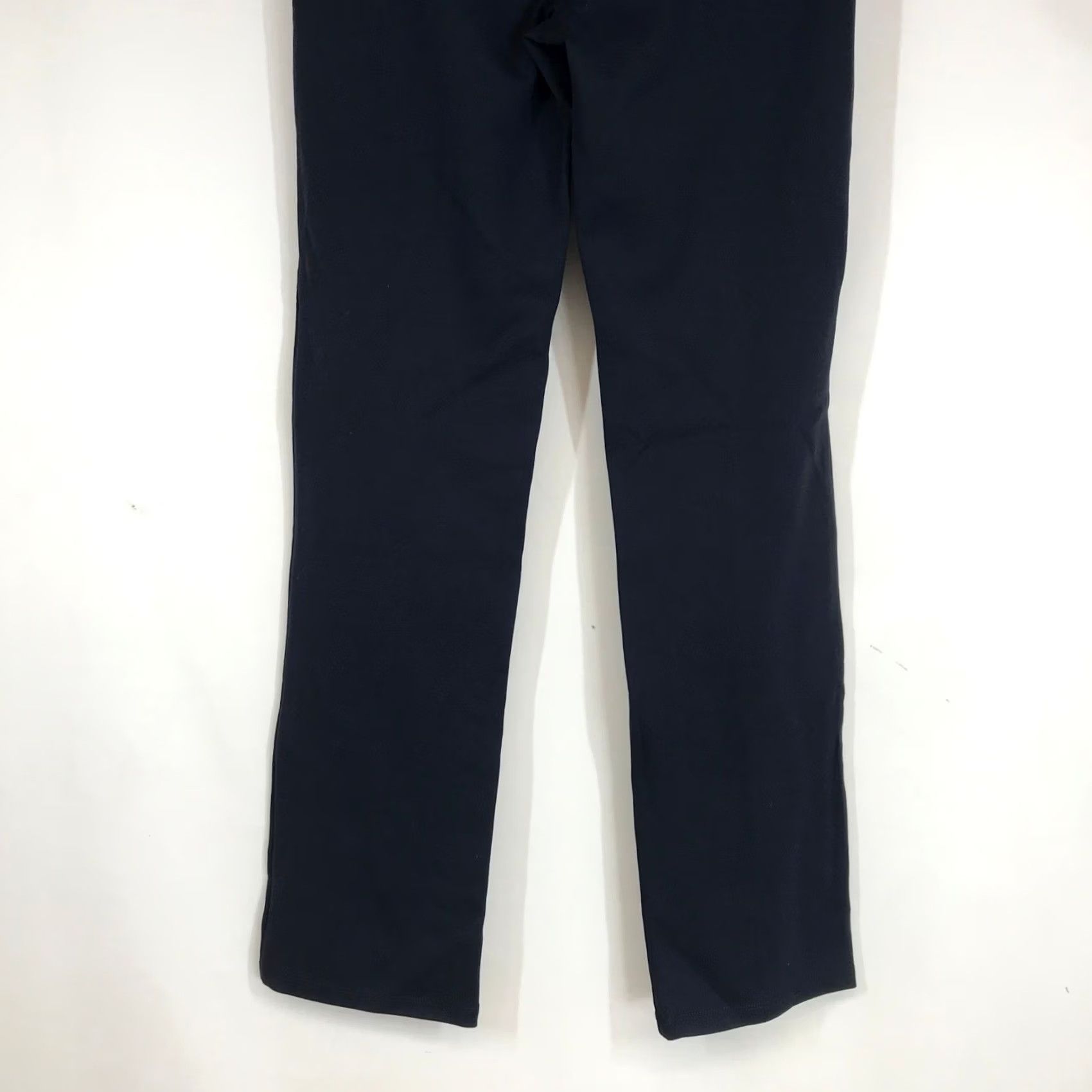 Vintage VINTAGE Betabrand Dress Pant Yoga Pants Womens M Navy Blue Straight Leg W0076-DNV Size 32" / US 10 / IT 46 - 6 Thumbnail