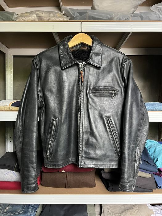 Schott vintage schott 642 steerhide leather jacket | Grailed