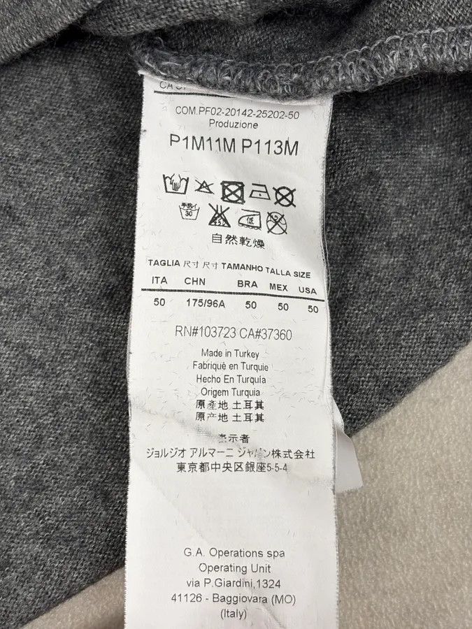 Emporio Armani FW2014 Emporio Armani Abstract Skyscrapers Grey Sweater Size US S / EU 44-46 / 1 - 11 Thumbnail