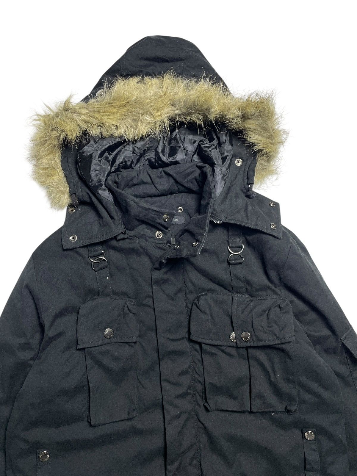 BUFFALO BOBS 2000’s Sweet Degrees - Vkei Style Multi Pocket Fur Jacket Size US M / EU 48-50 / 2 - 4 Thumbnail