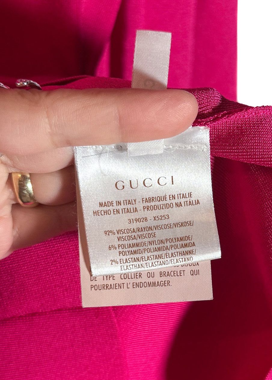 Gucci Gucci Fuchsia Flare Sleeves V-neck Sweater Size M / US 6-8 / IT 42-44 - 6 Thumbnail